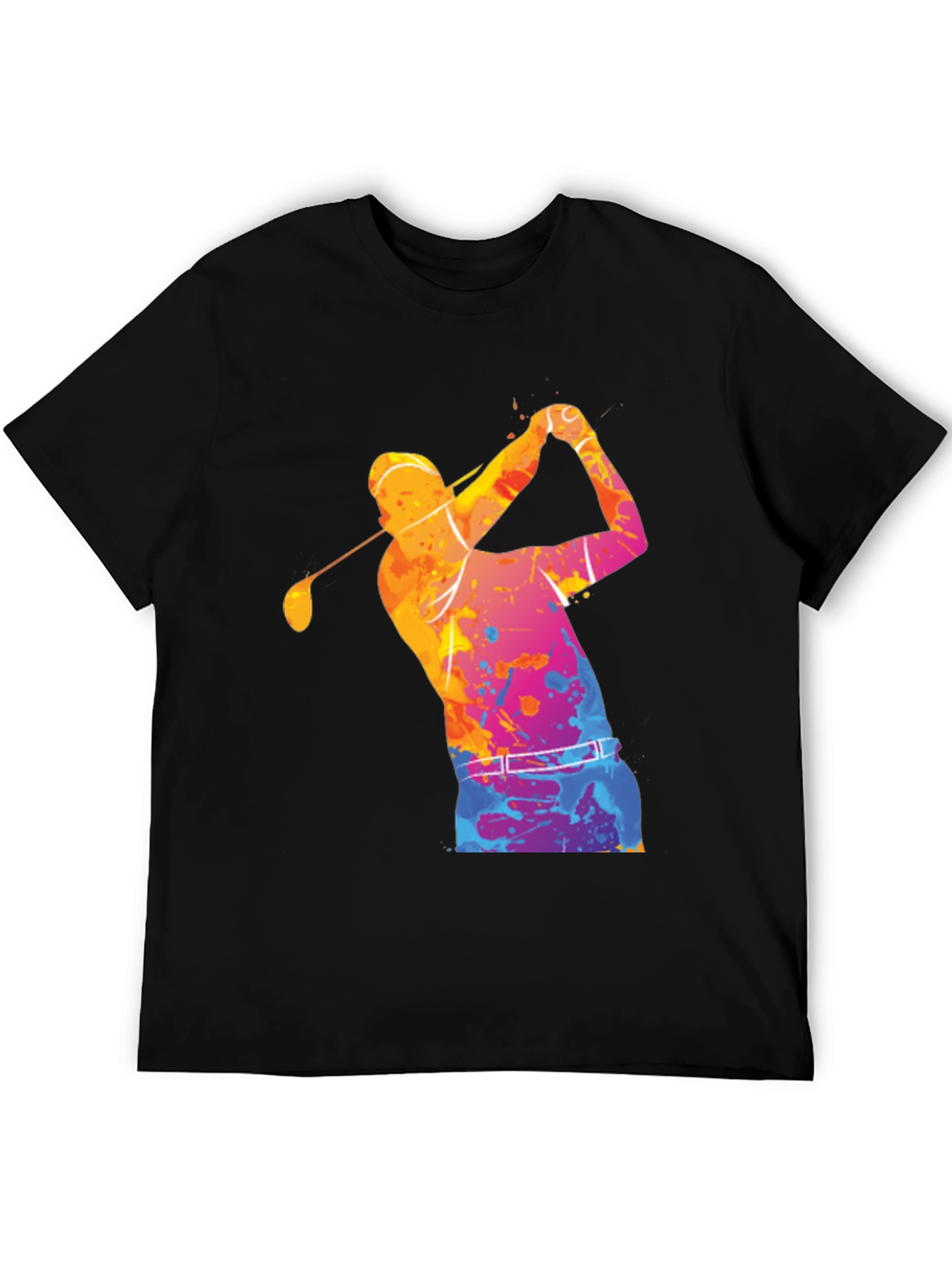 Abstract Watercolor Golf T-Shirt
