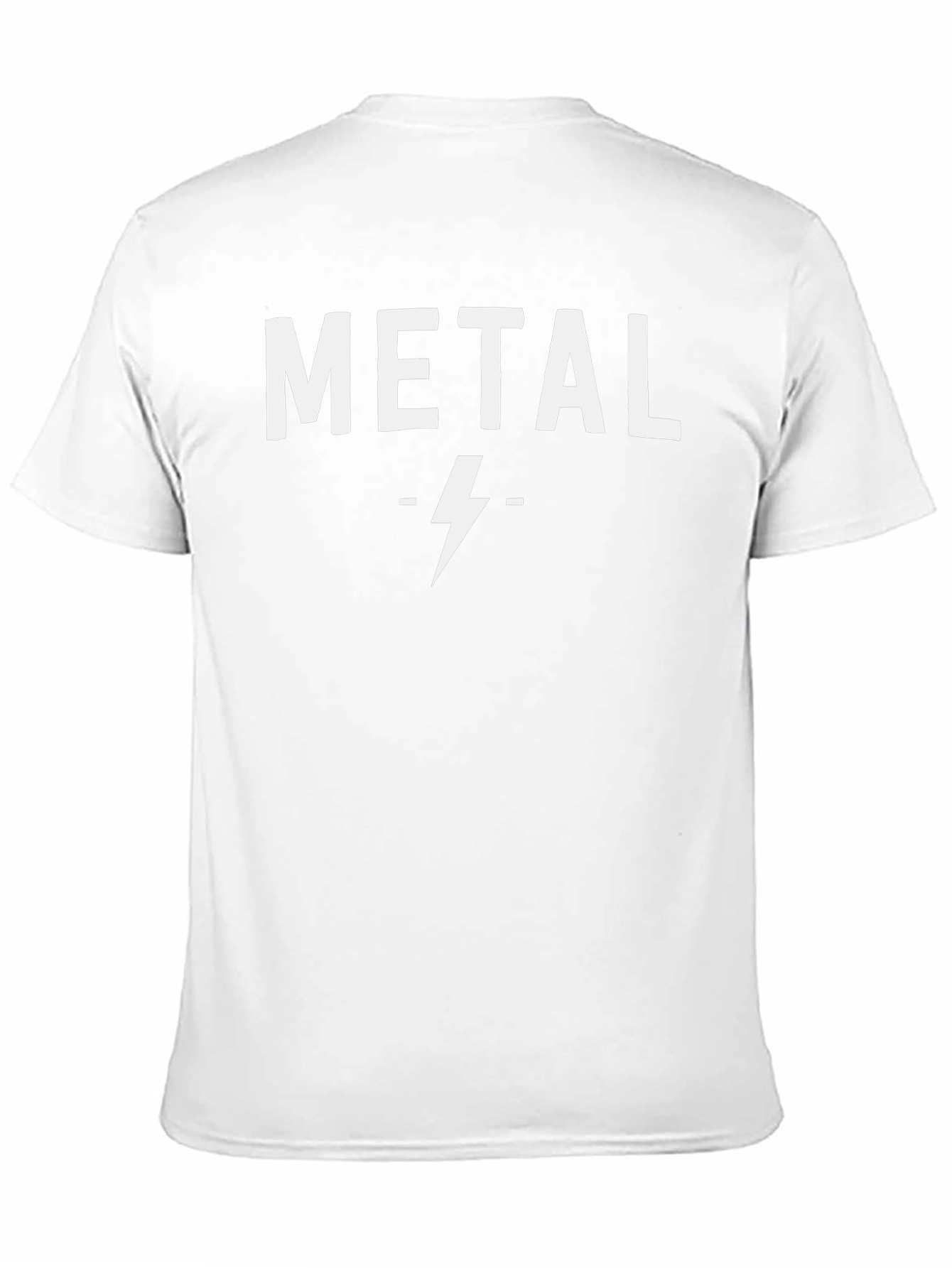 Metal Lightning Bolt Graphic T-Shirt