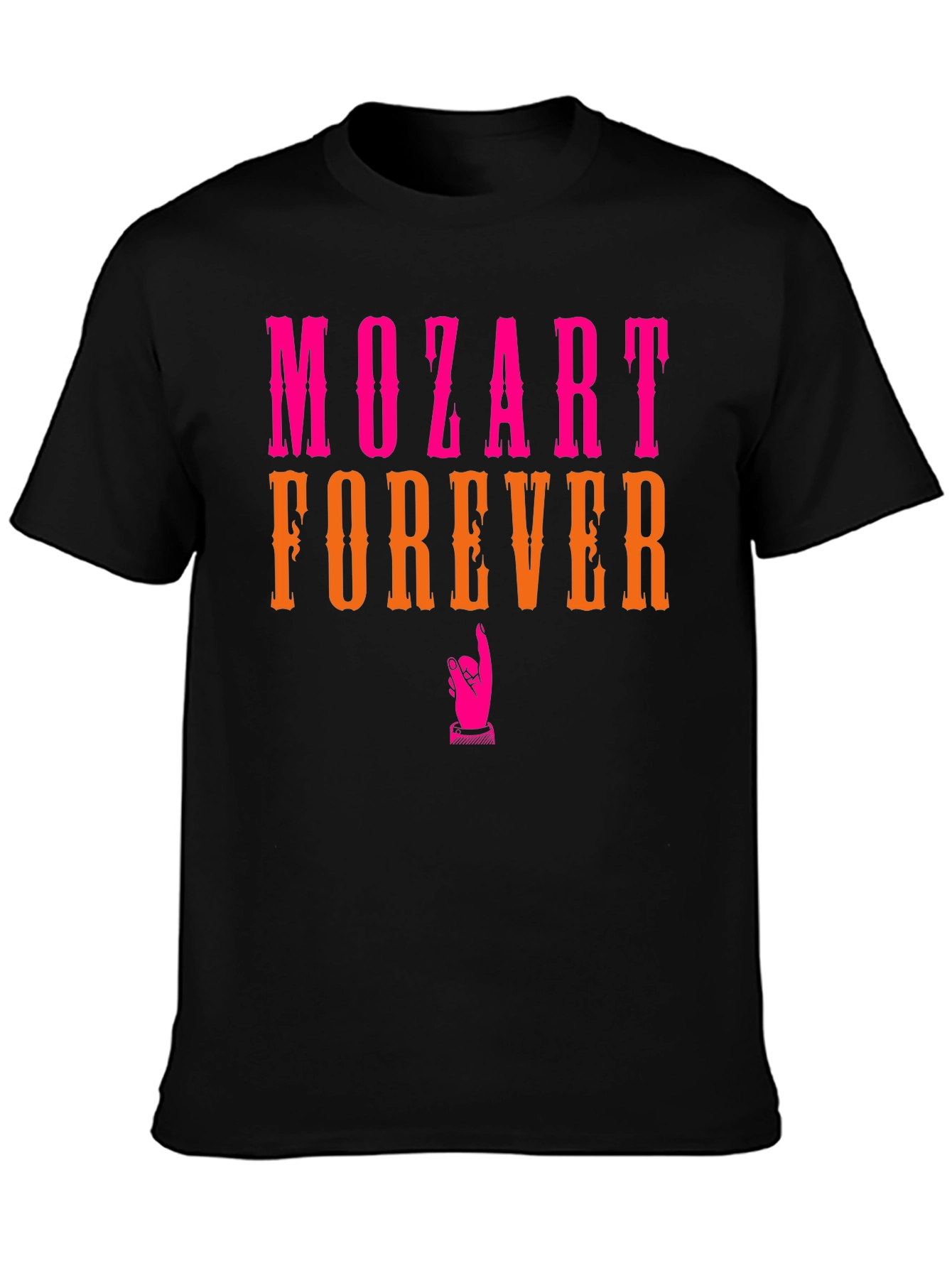 Mozart Forever Graphic Tee - Music Lover T-Shirt