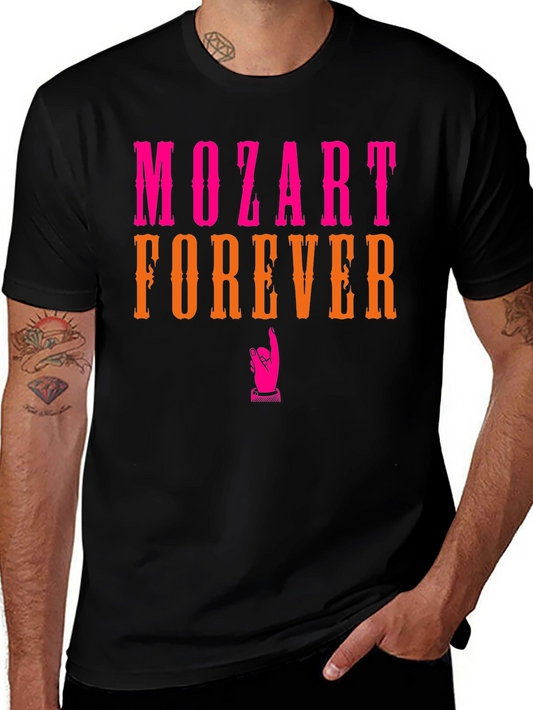 Mozart Forever Graphic Tee - Music Lover T-Shirt