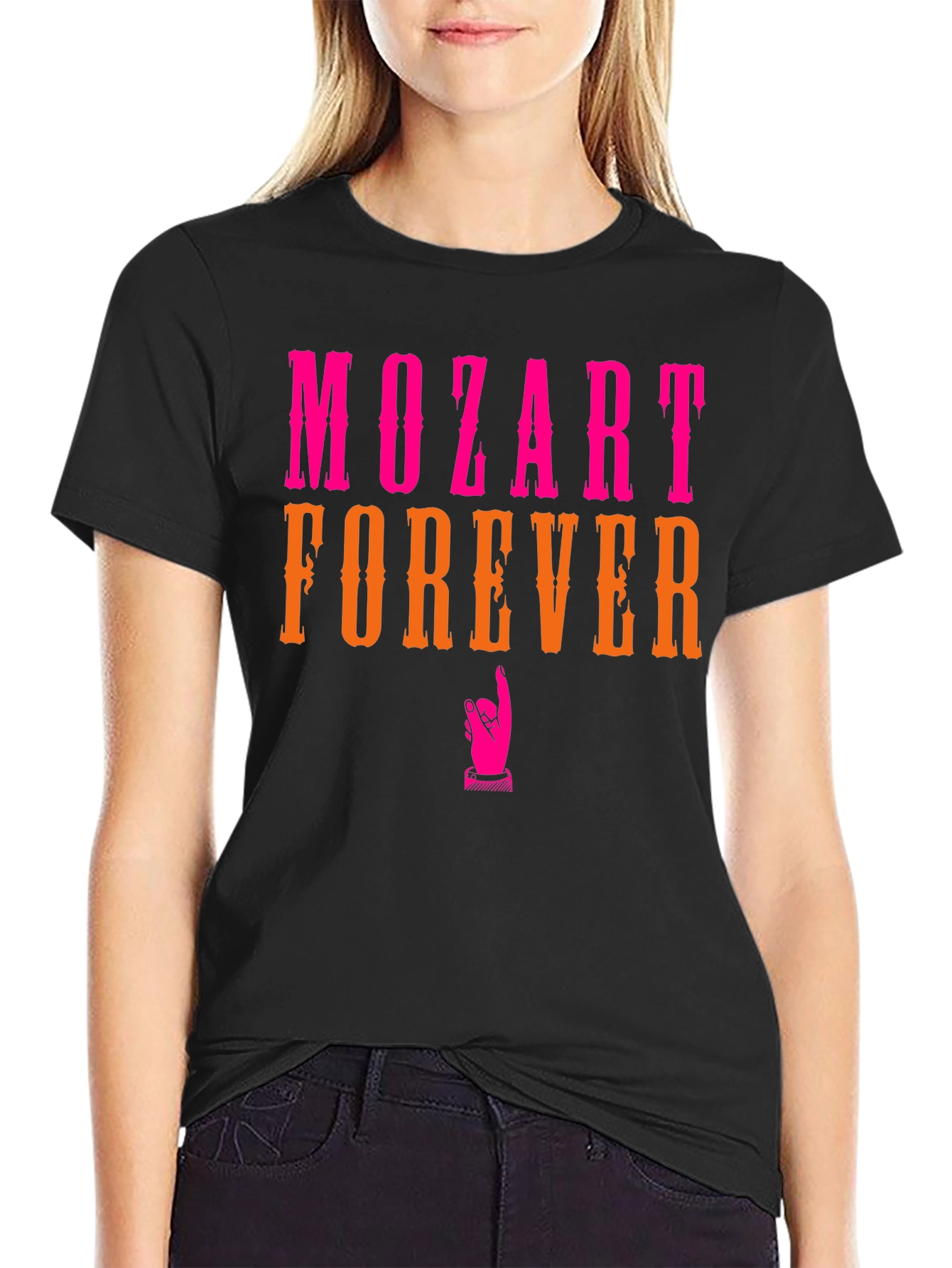 Mozart Forever Graphic Tee - Music Lover T-Shirt