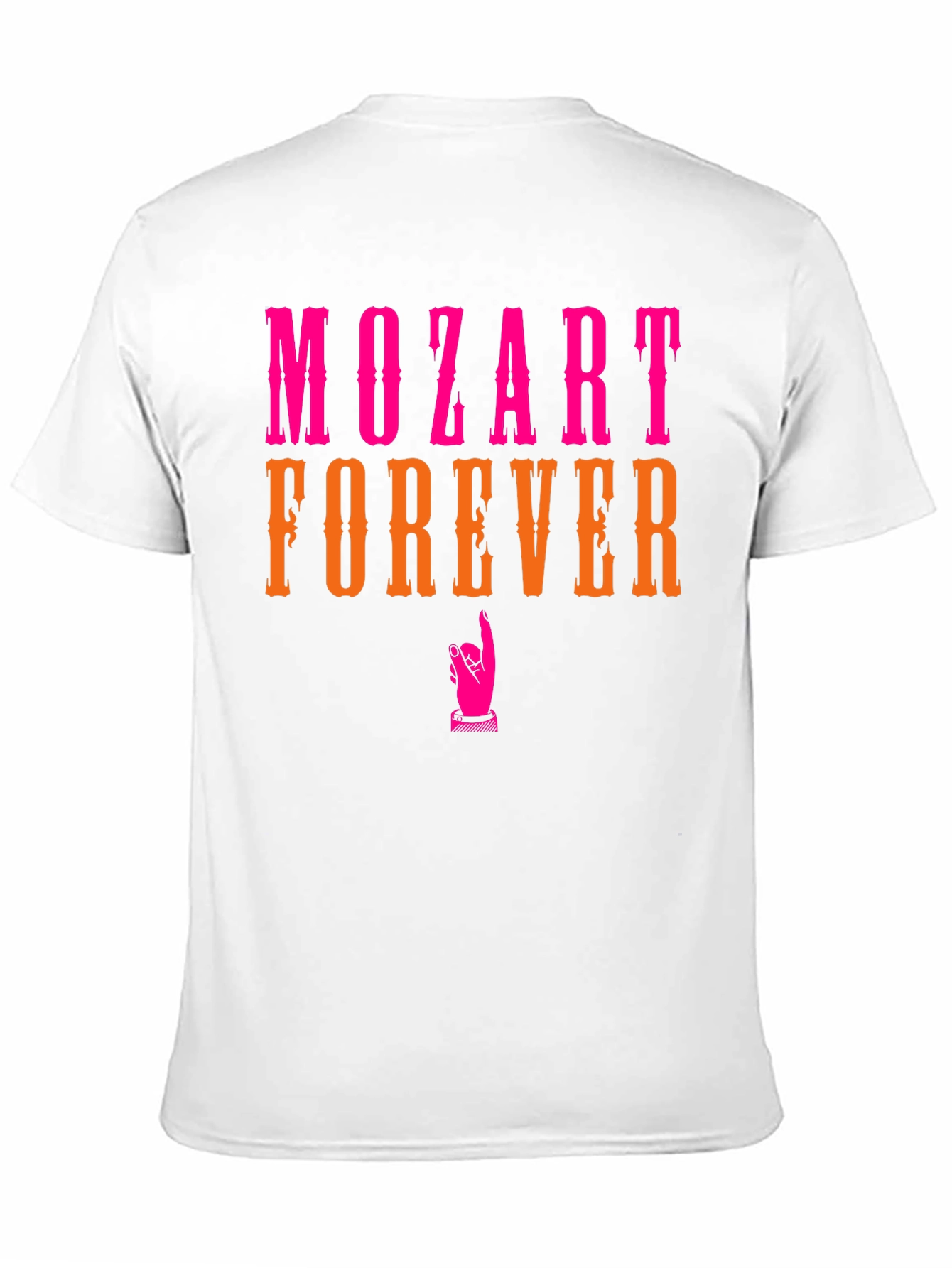 Mozart Forever Graphic Tee - Music Lover T-Shirt