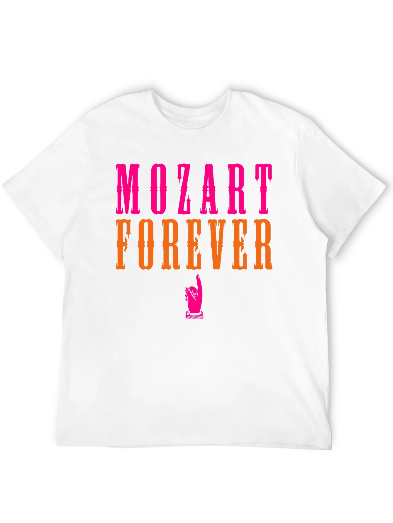 Mozart Forever Graphic Tee - Music Lover T-Shirt