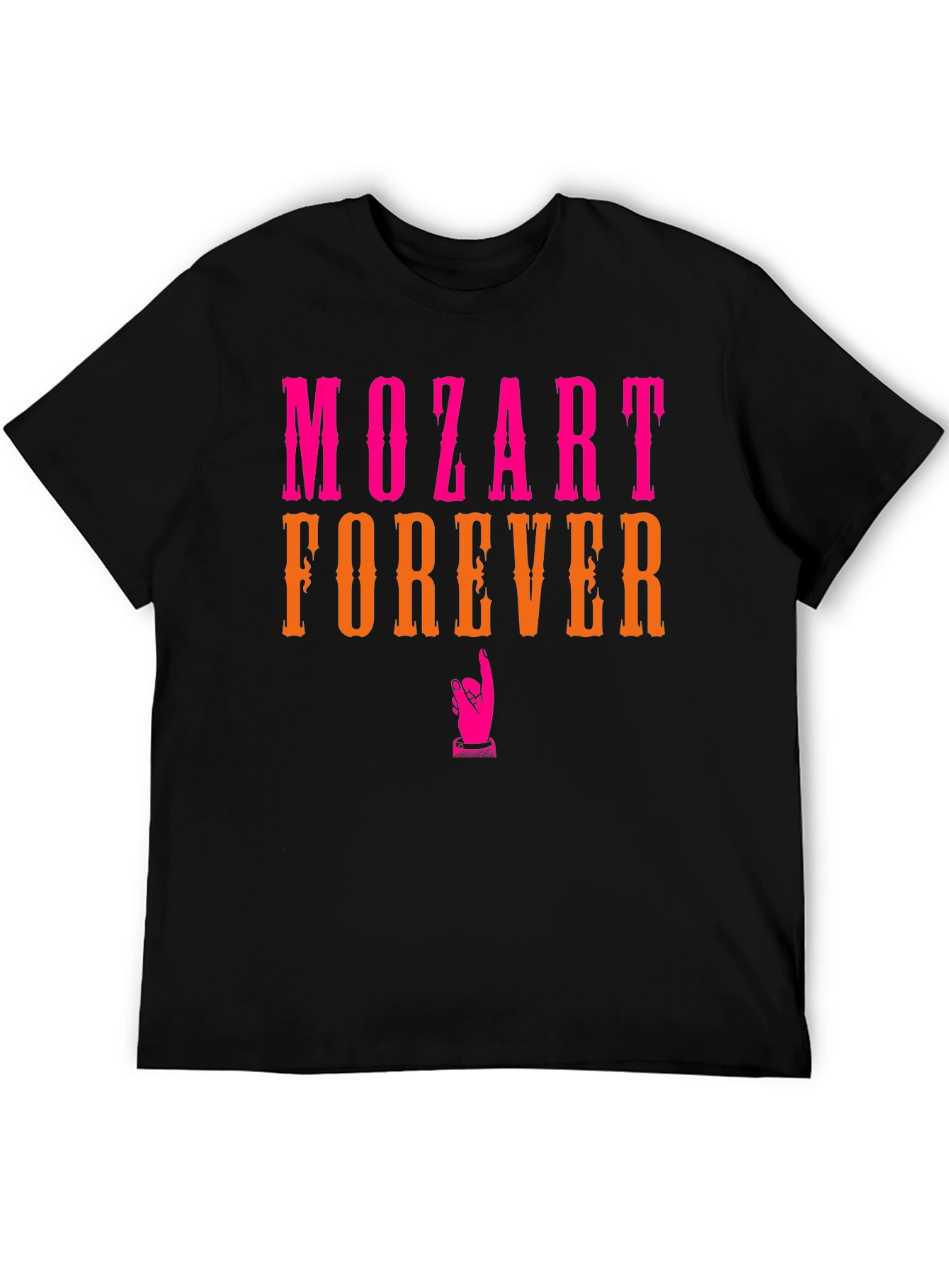 Mozart Forever Graphic Tee - Music Lover T-Shirt