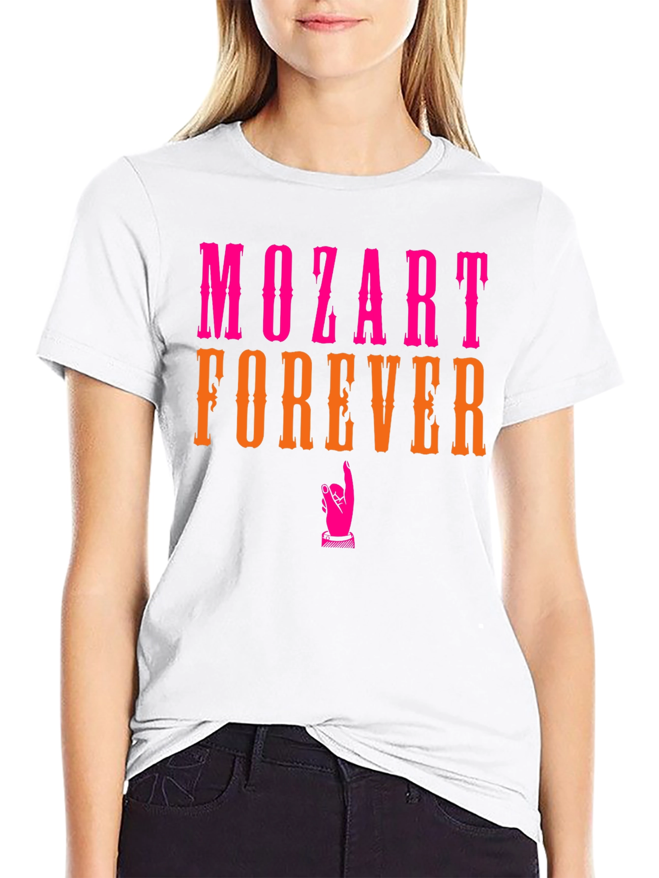 Mozart Forever Graphic Tee - Music Lover T-Shirt