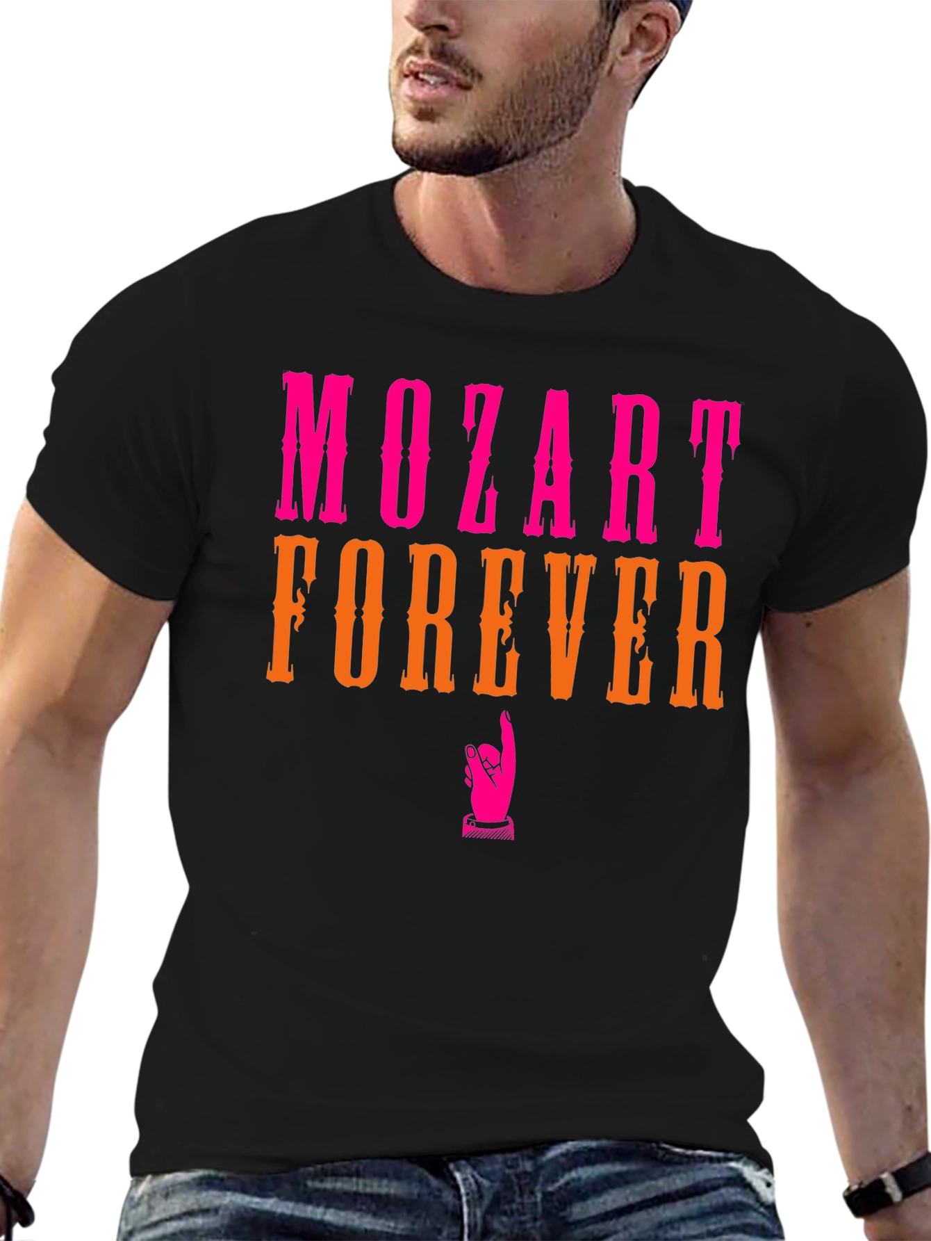 Mozart Forever Graphic Tee - Music Lover T-Shirt