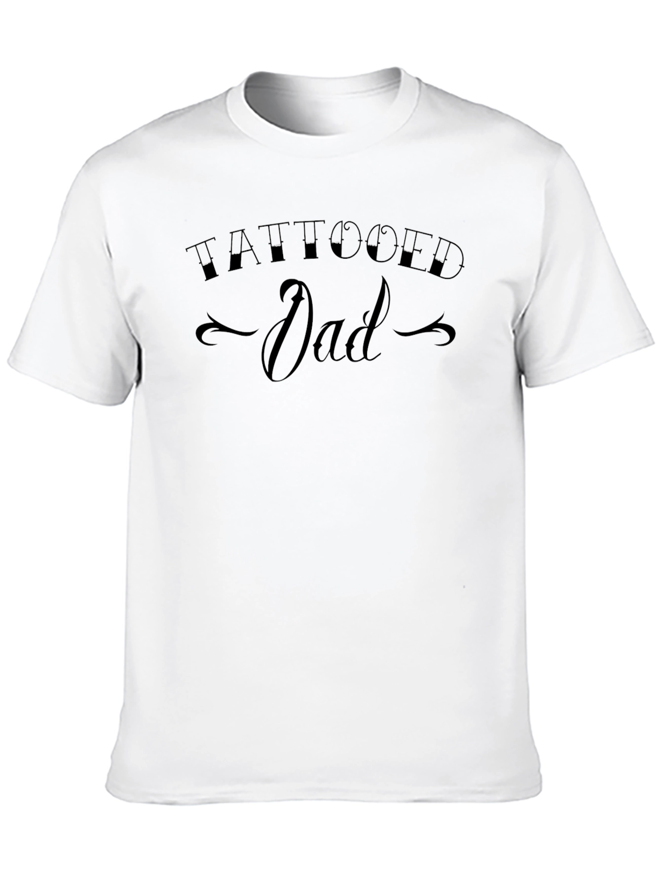 Tattooed Dad Graphic T-Shirt - Cool Fathers Day Gift