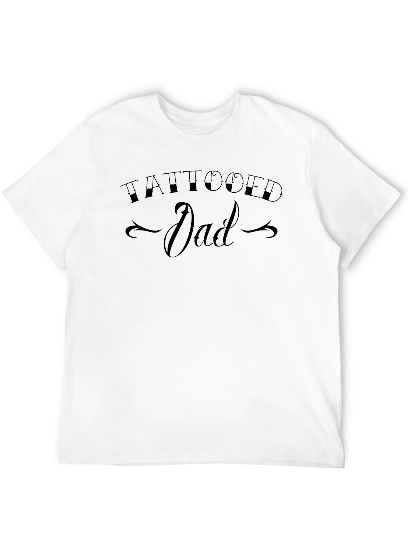 Tattooed Dad Graphic T-Shirt - Cool Fathers Day Gift