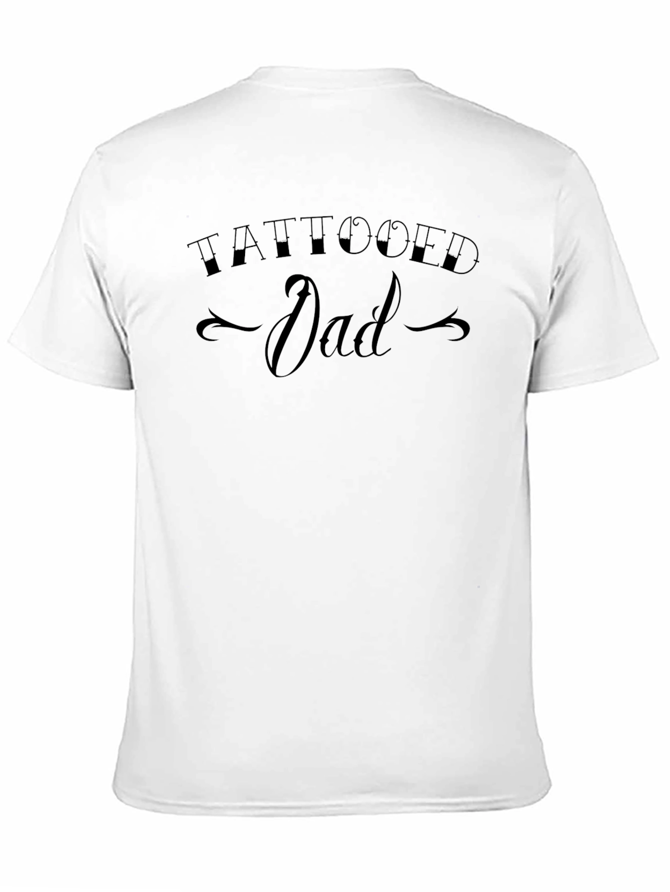 Tattooed Dad Graphic T-Shirt - Cool Fathers Day Gift