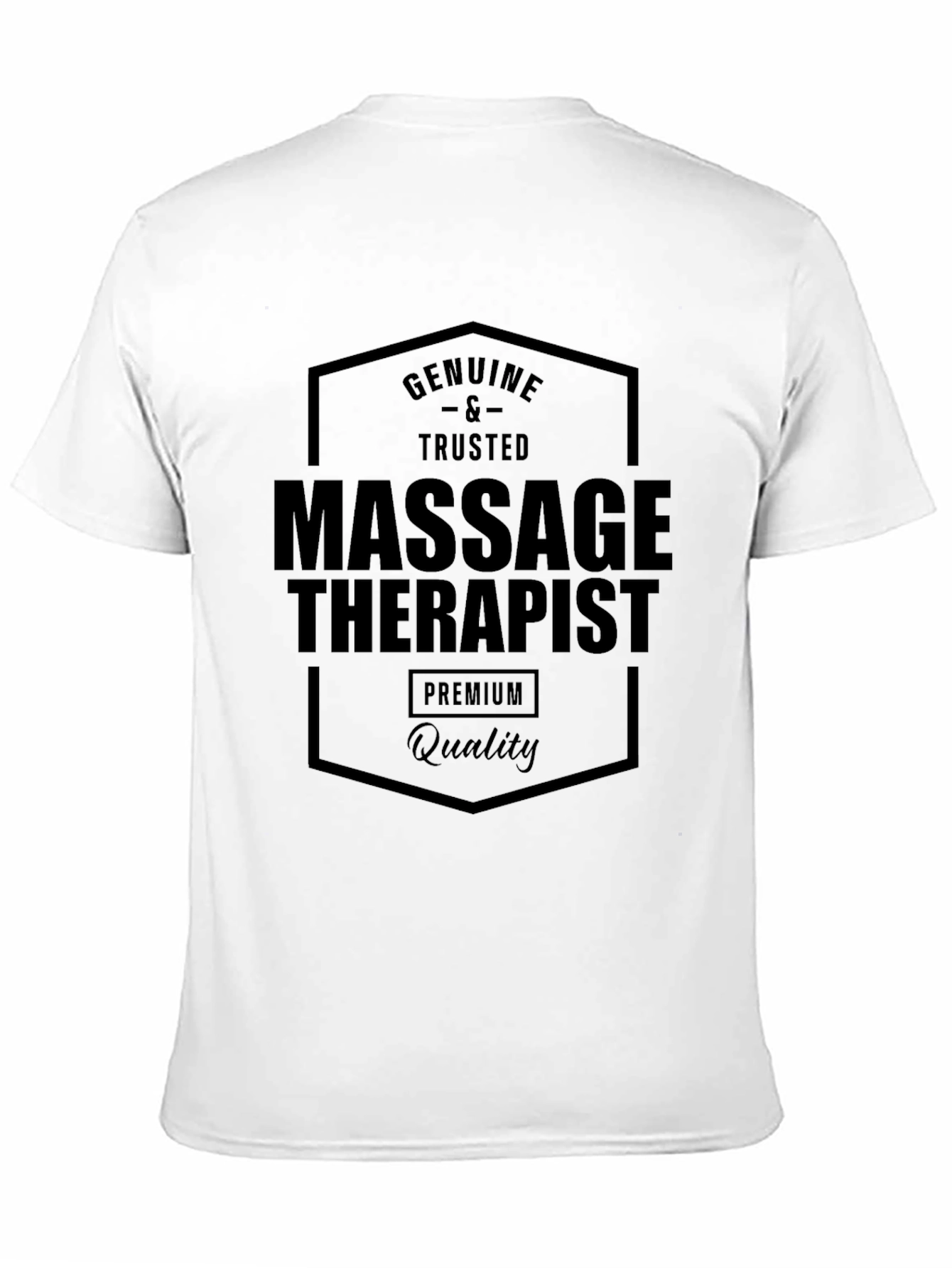 Massage Therapist Premium Quality Black T-Shirt