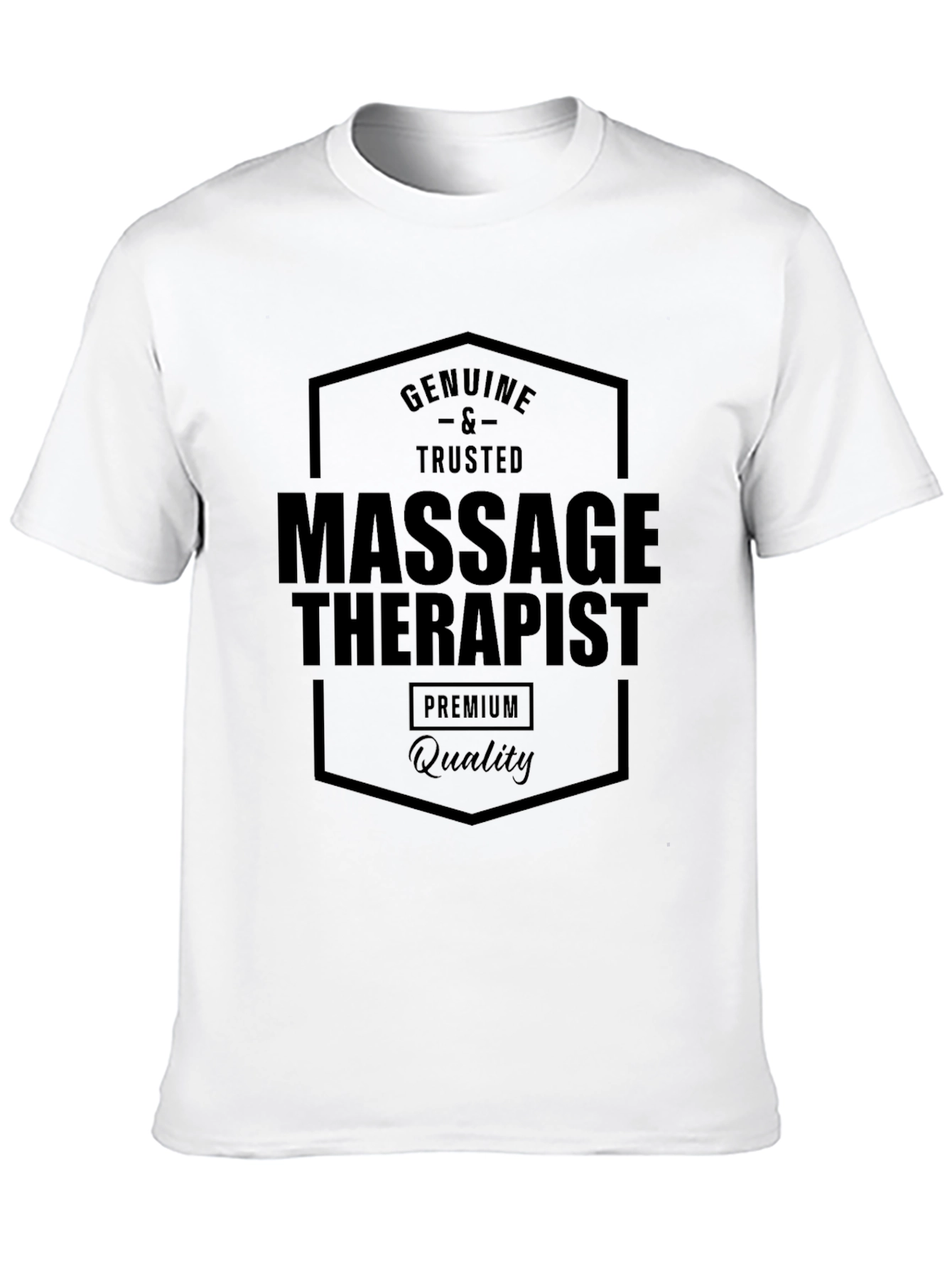 Massage Therapist Premium Quality Black T-Shirt