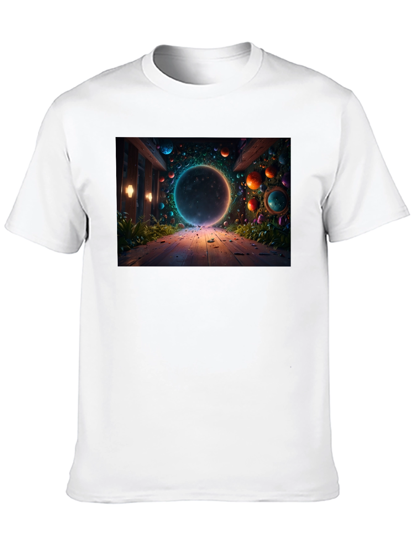 Mystical Portal Black T-Shirt