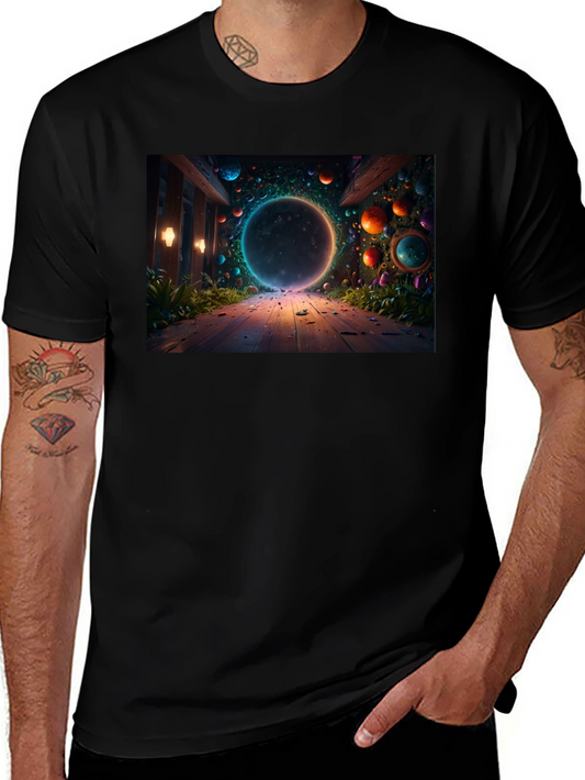 Mystical Portal Black T-Shirt