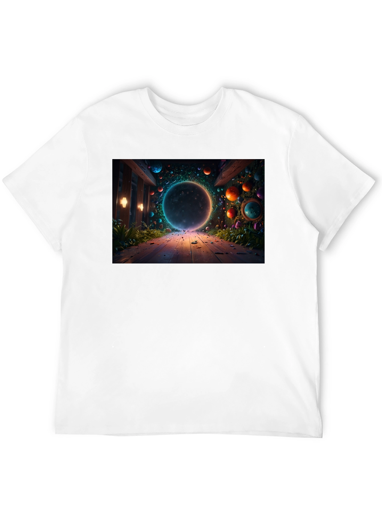 Mystical Portal Black T-Shirt