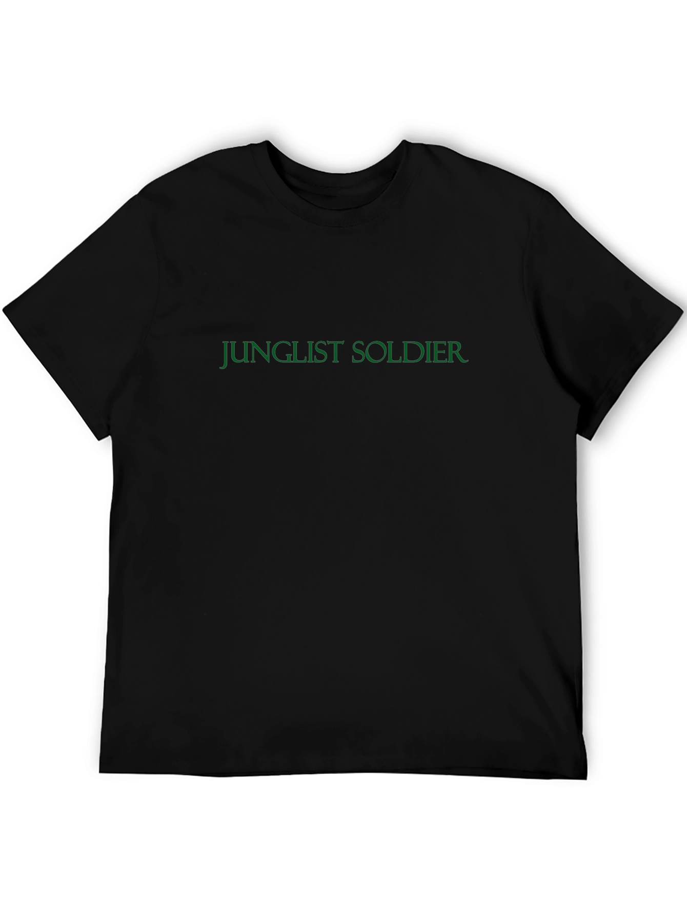 JUNGLE SOLDIER Black T-Shirt