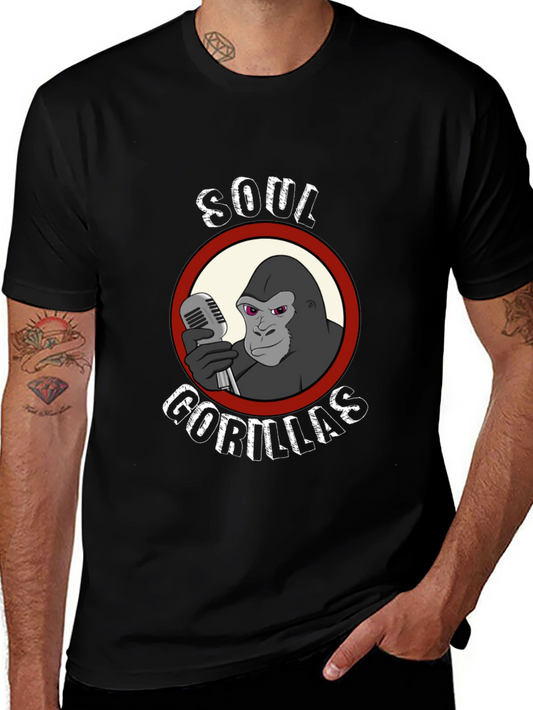 Soul Gorillas Black Graphic Tee