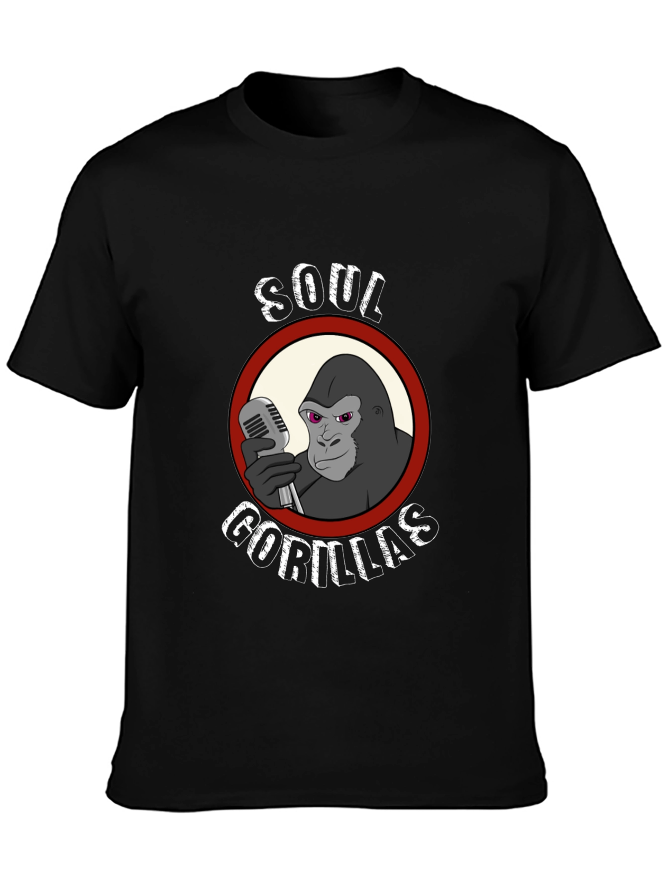 Soul Gorillas Black Graphic Tee