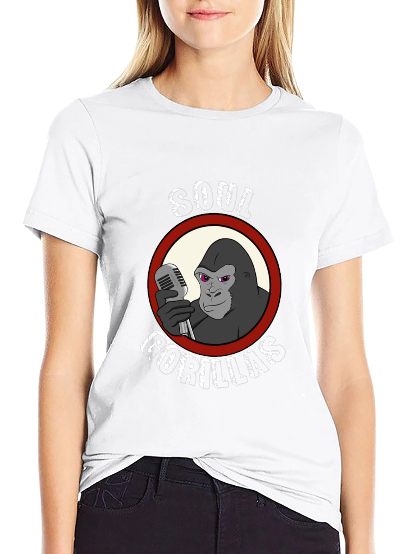 Soul Gorillas Black Graphic Tee