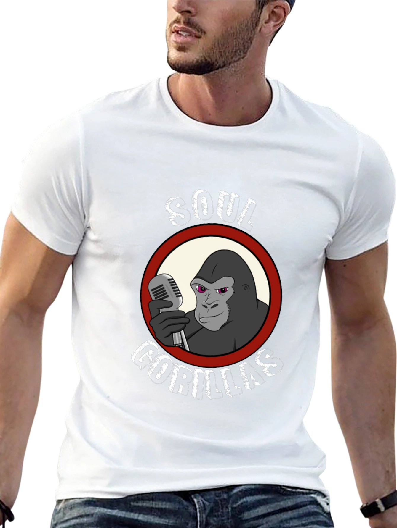 Soul Gorillas Black Graphic Tee