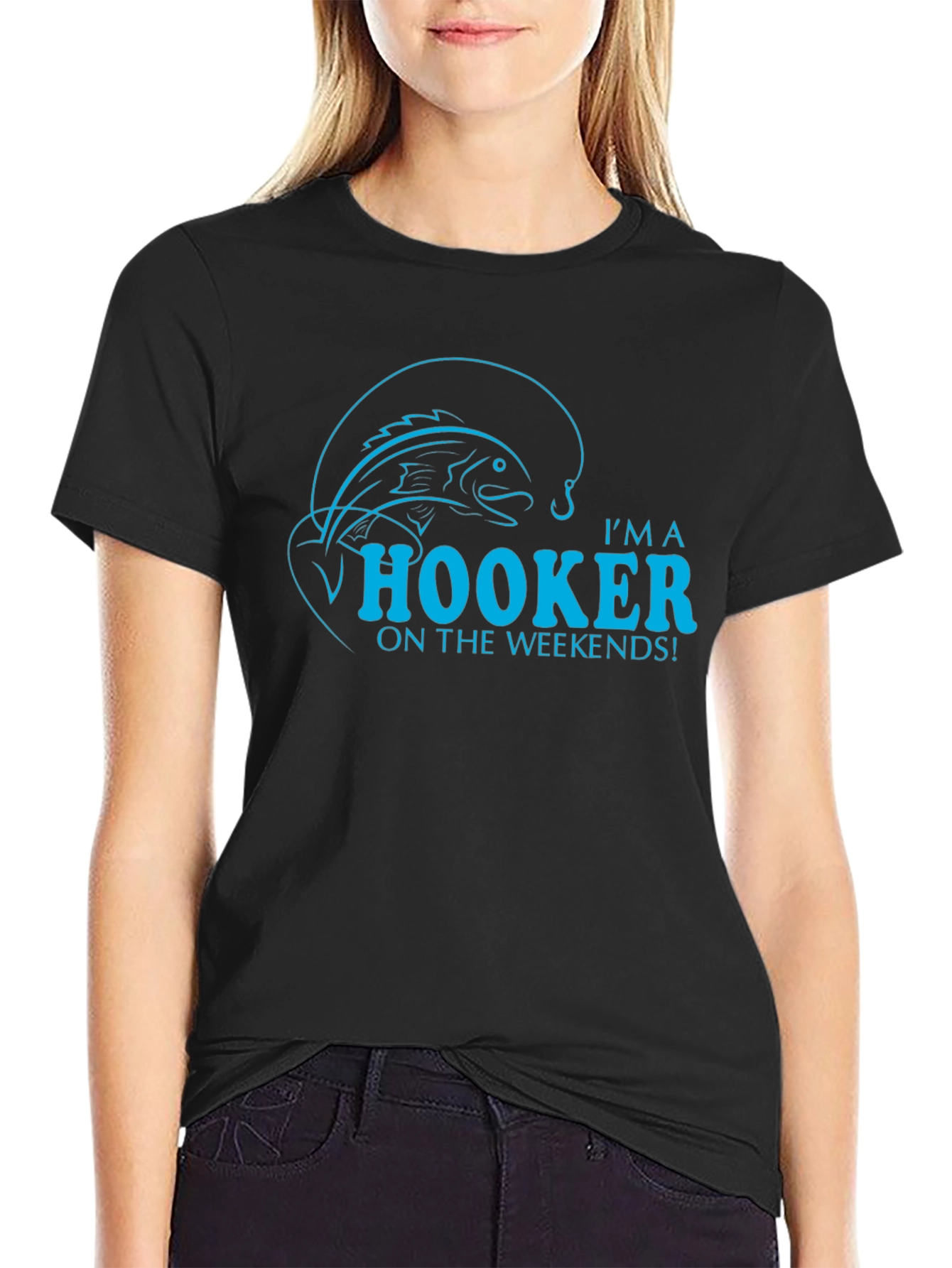 Im A Hooker On The Weekends Fishing T-Shirt
