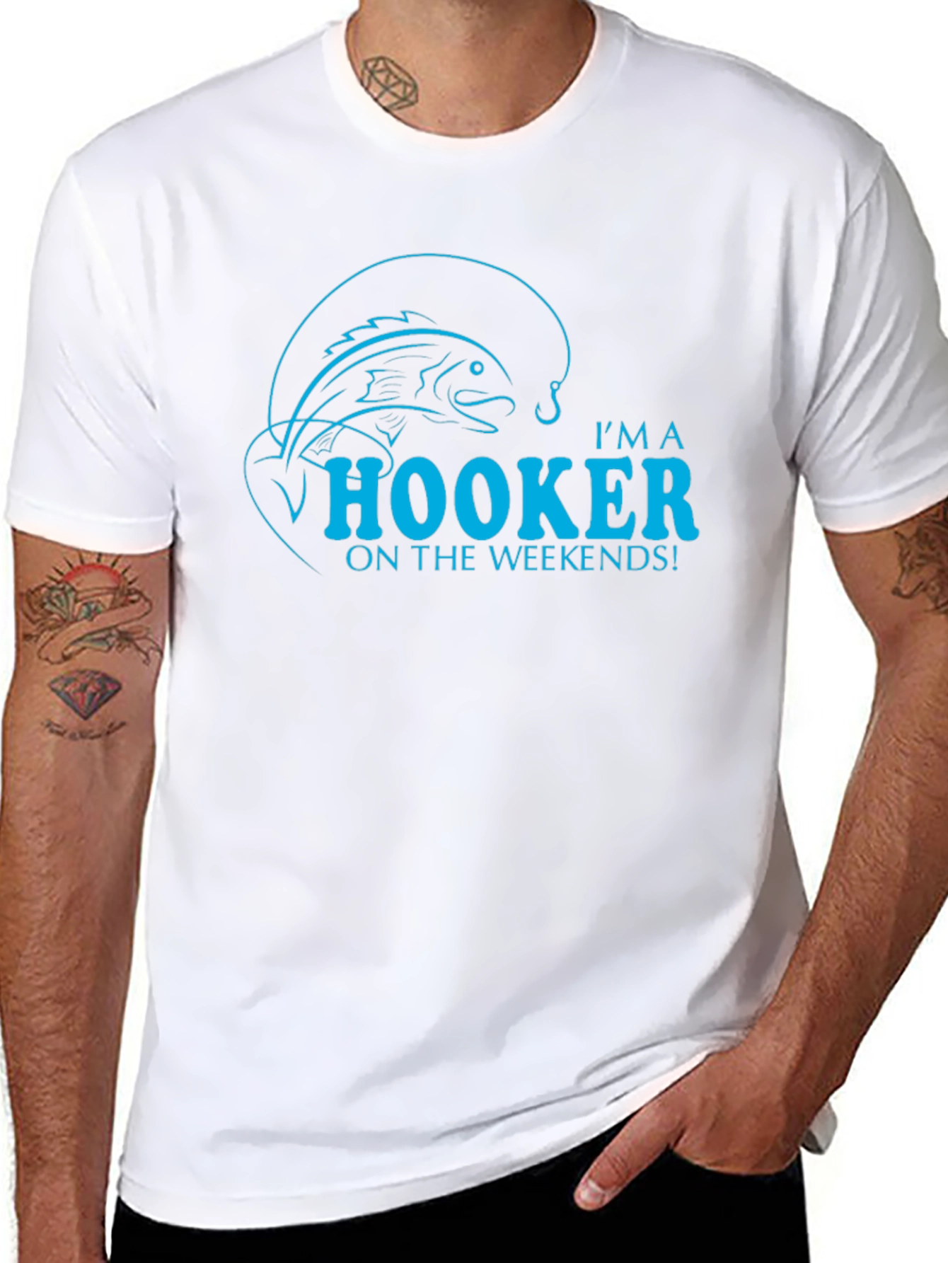Im A Hooker On The Weekends Fishing T-Shirt