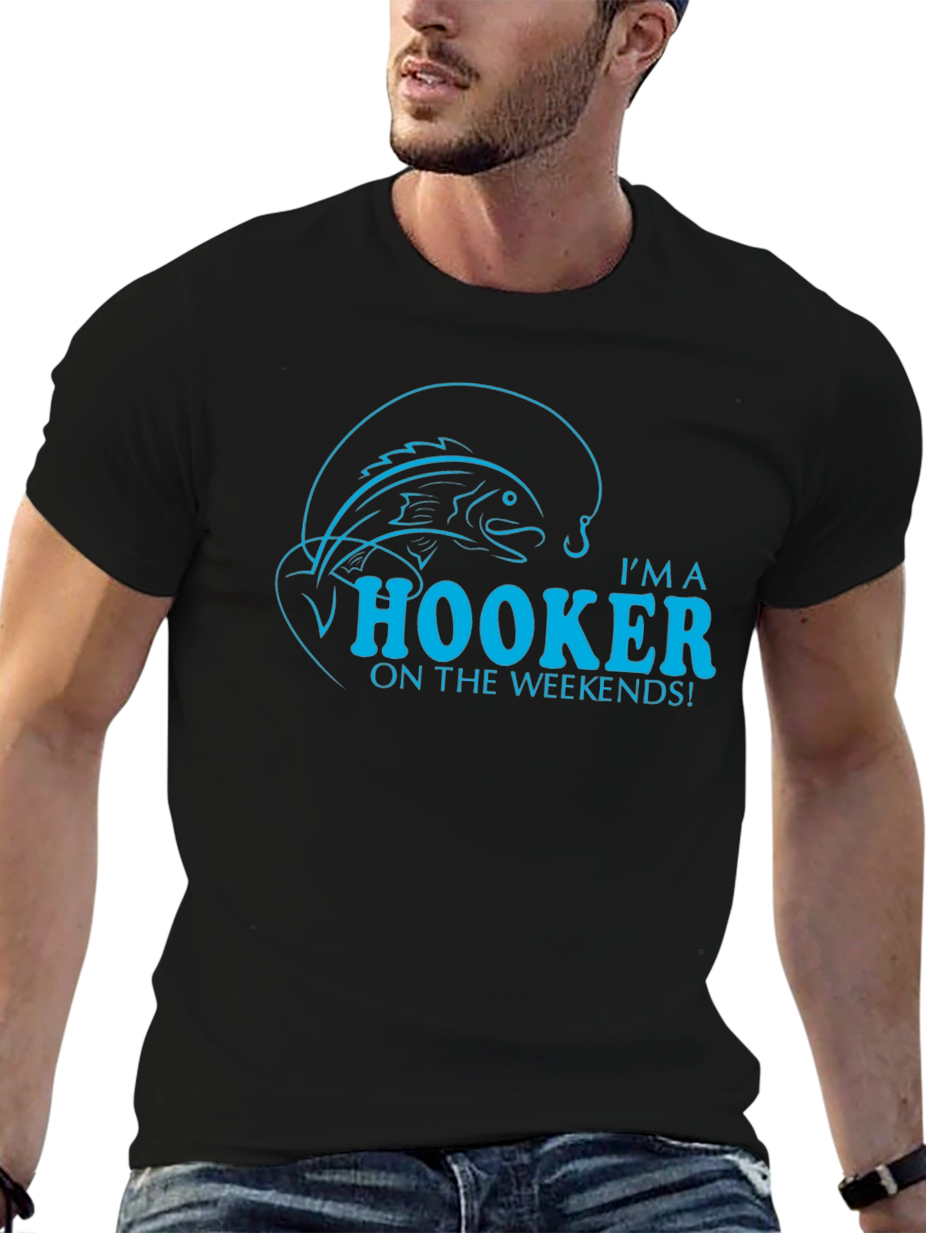 Im A Hooker On The Weekends Fishing T-Shirt