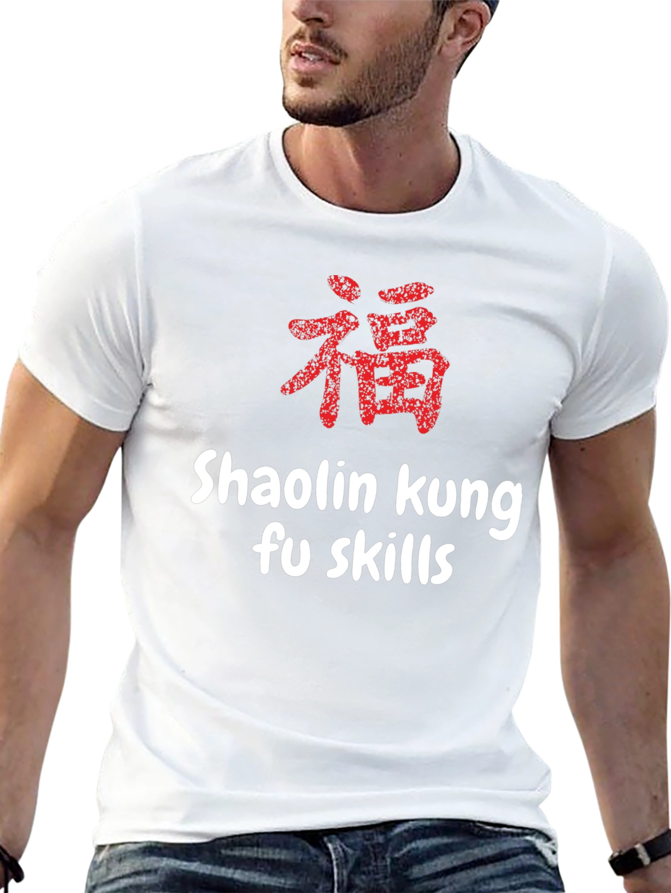 Shaolin Kung Fu Skills Graphic T-Shirt