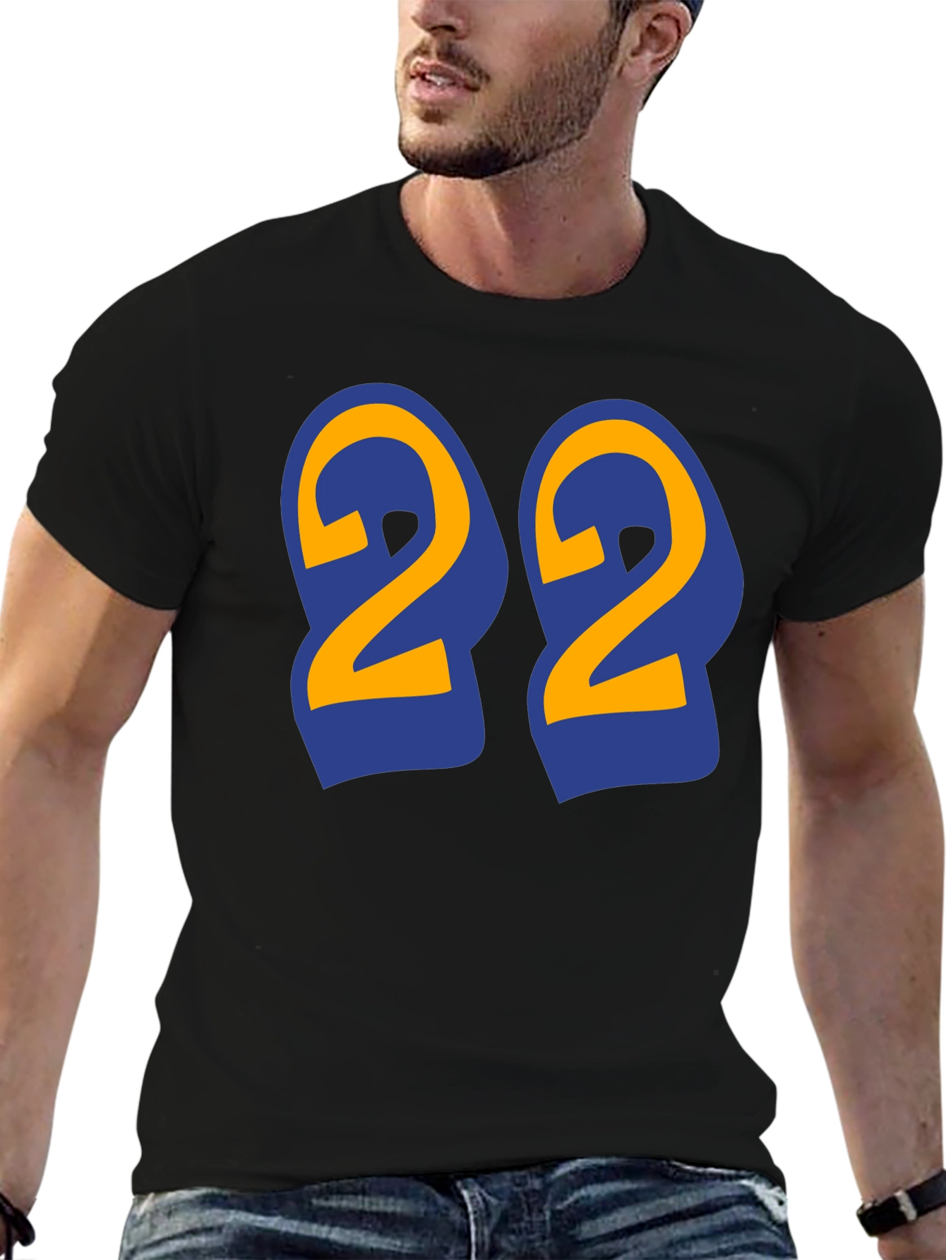 Number 22 Graphic T-Shirt - Bold Design