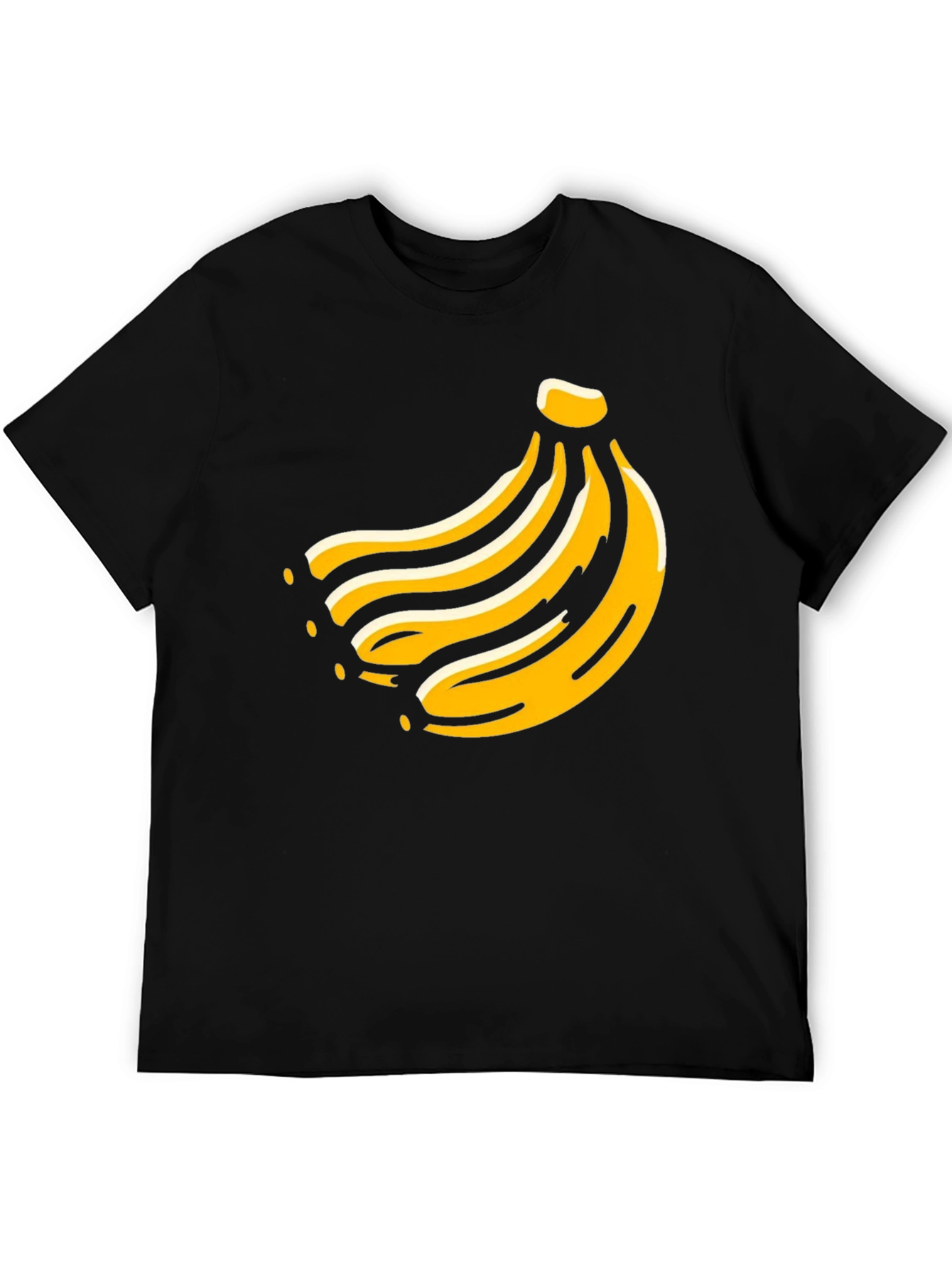 Banana Graphic Tee -  Fruit Design T-Shirt