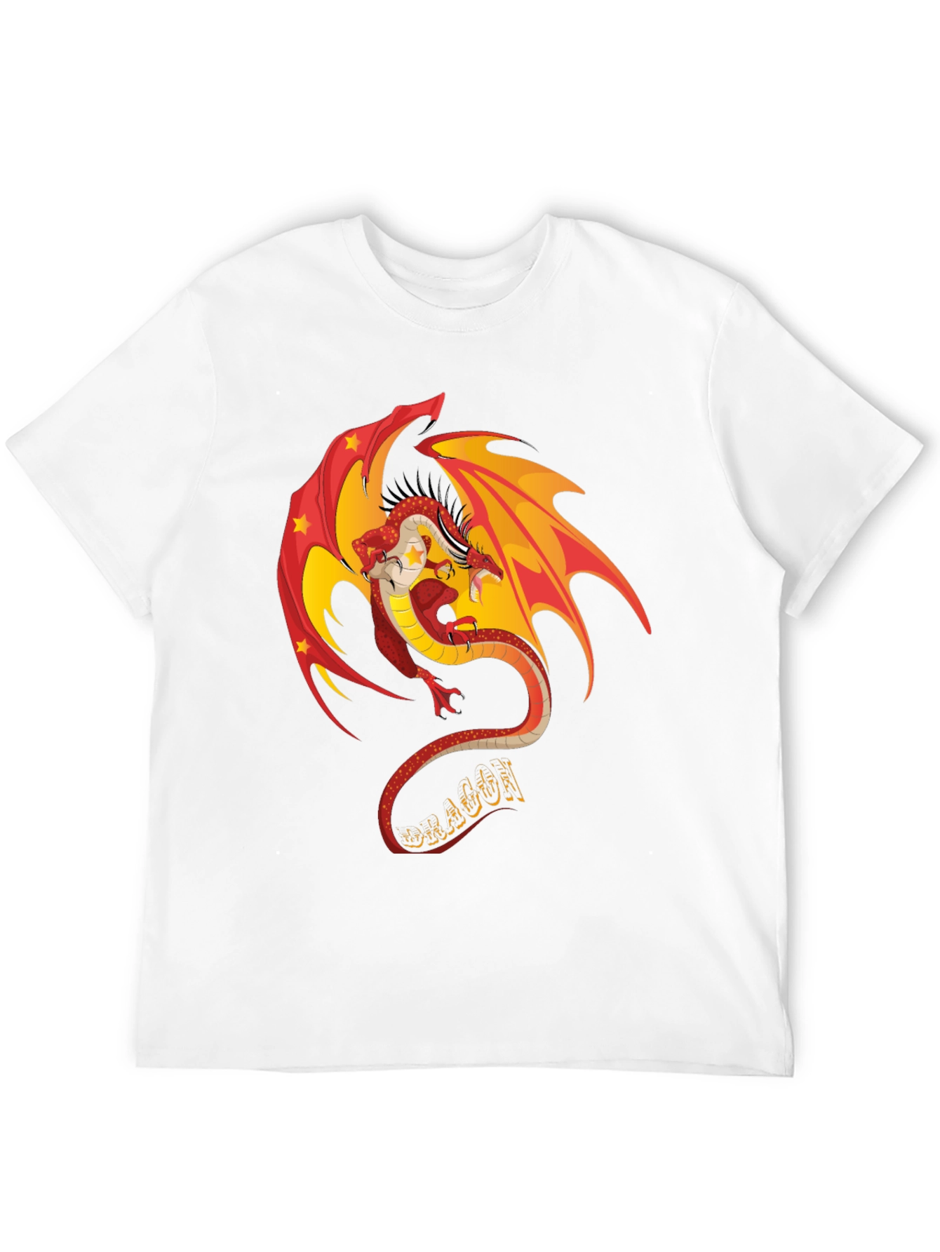 Dragon Graphic Tee - Stylish Black T-Shirt