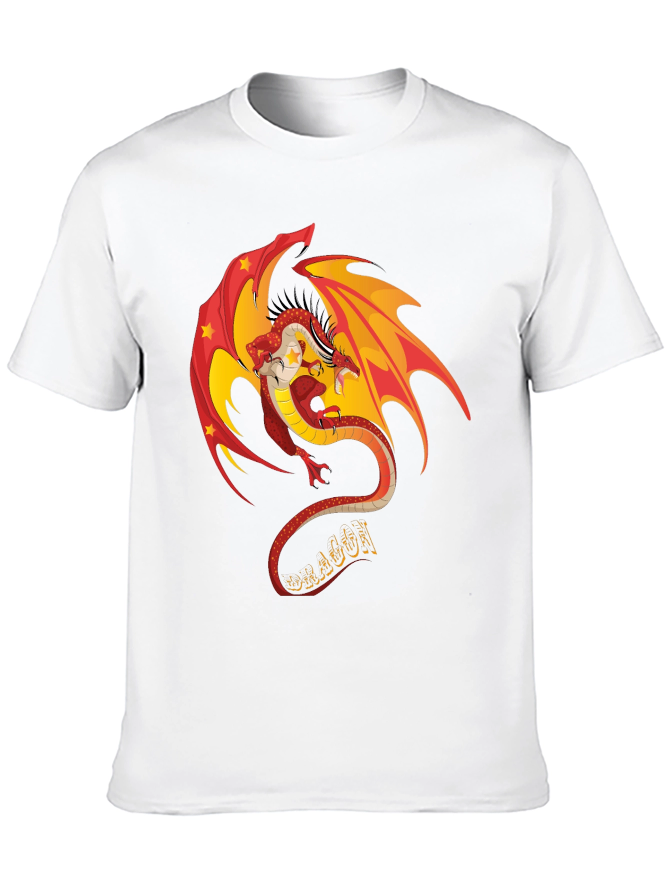 Dragon Graphic Tee - Stylish Black T-Shirt
