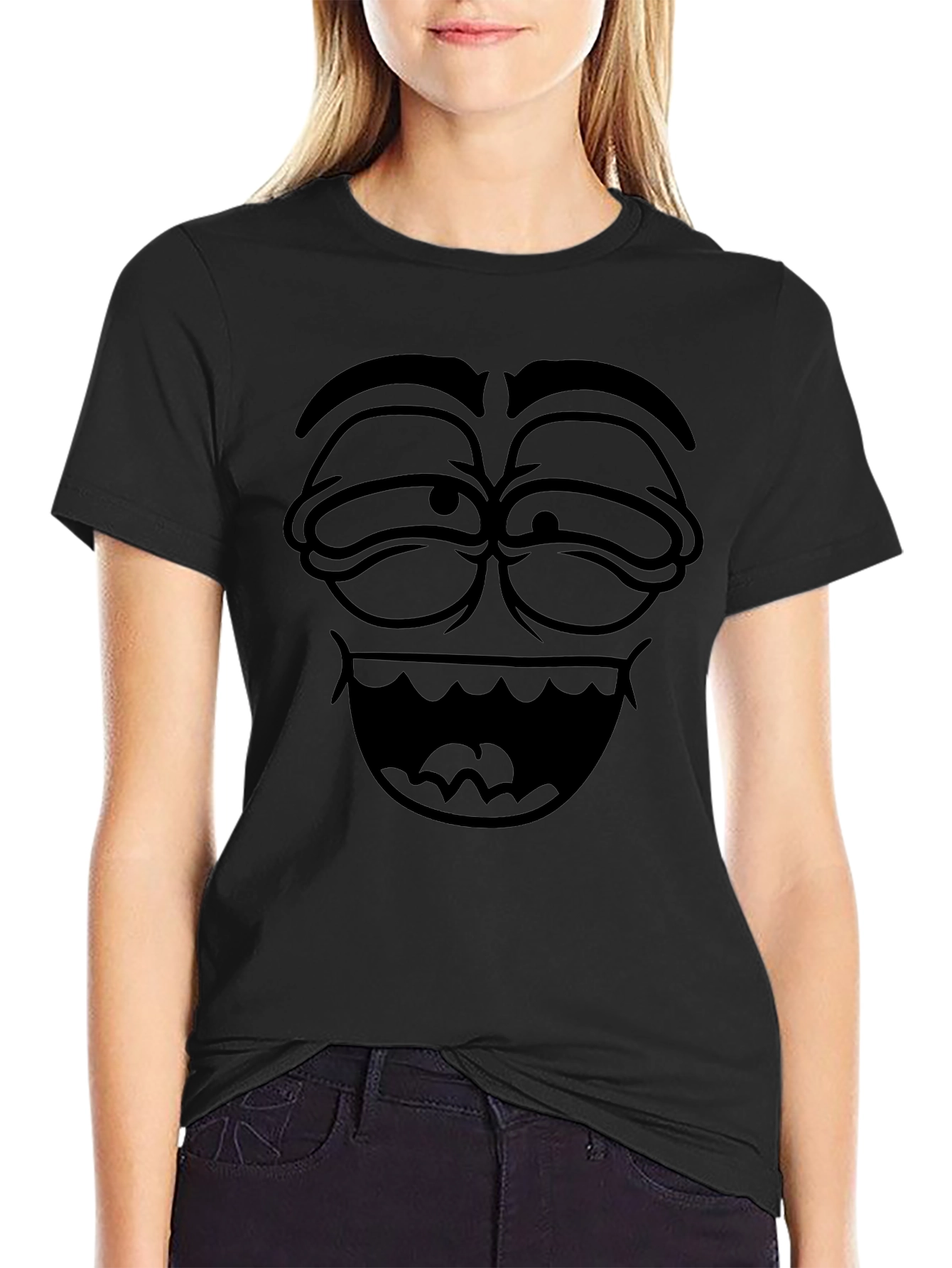 Funny Face Graphic T-Shirt