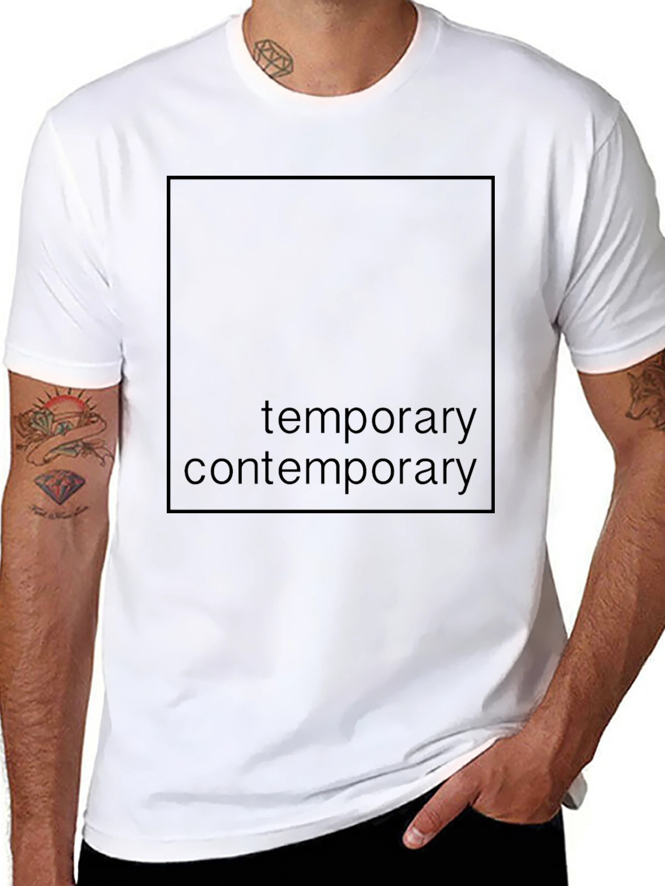 Contemporary Graphic Tee - Modern Style