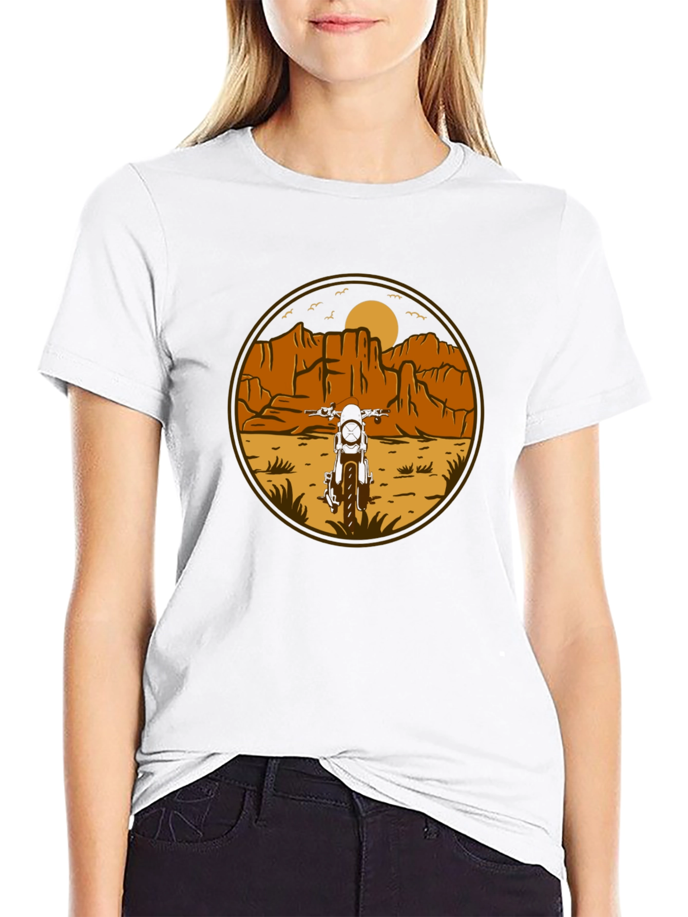 Desert Motorcycle Adventure T-Shirt