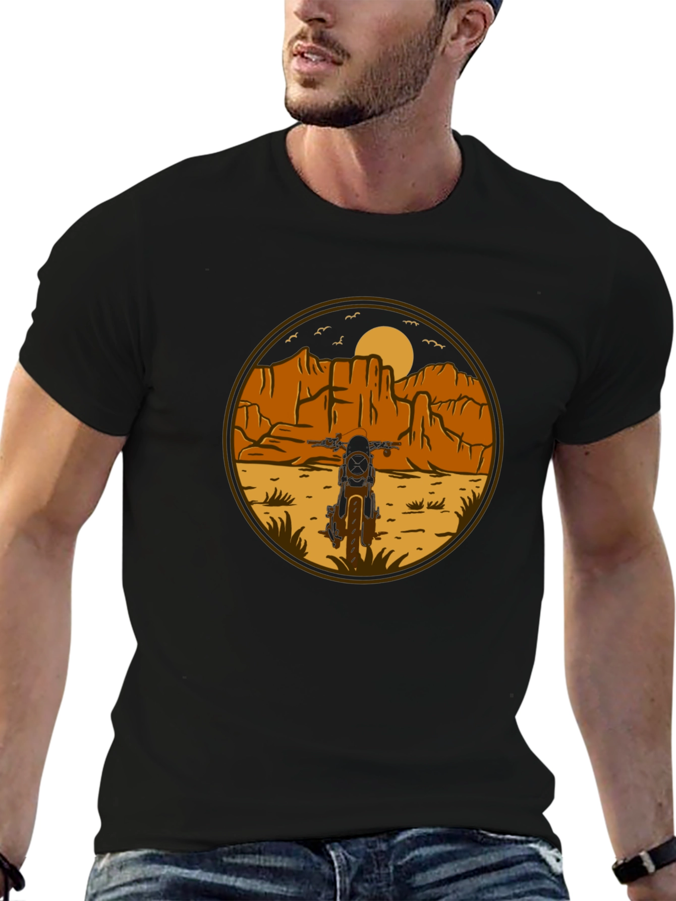 Desert Motorcycle Adventure T-Shirt