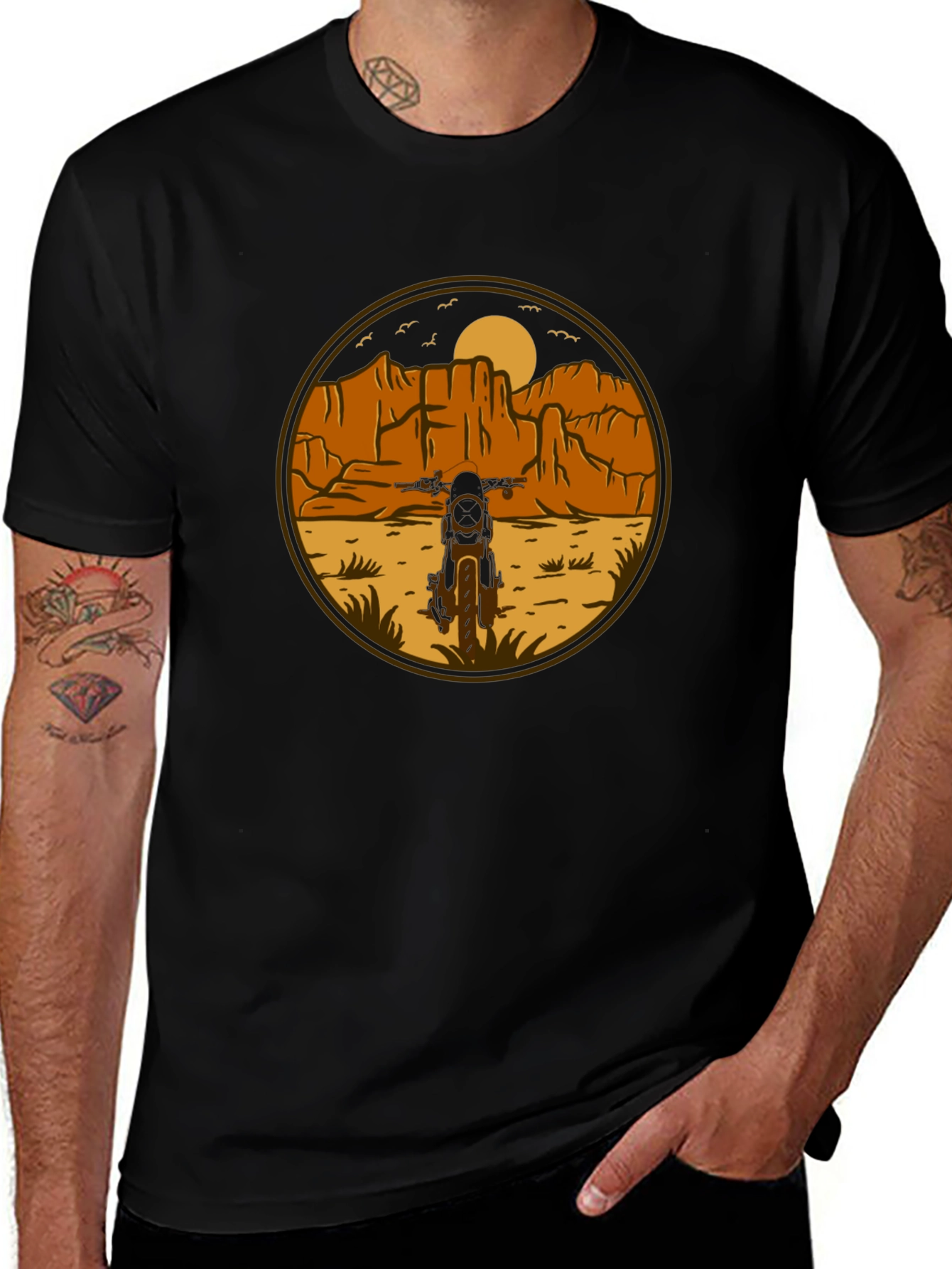 Desert Motorcycle Adventure T-Shirt
