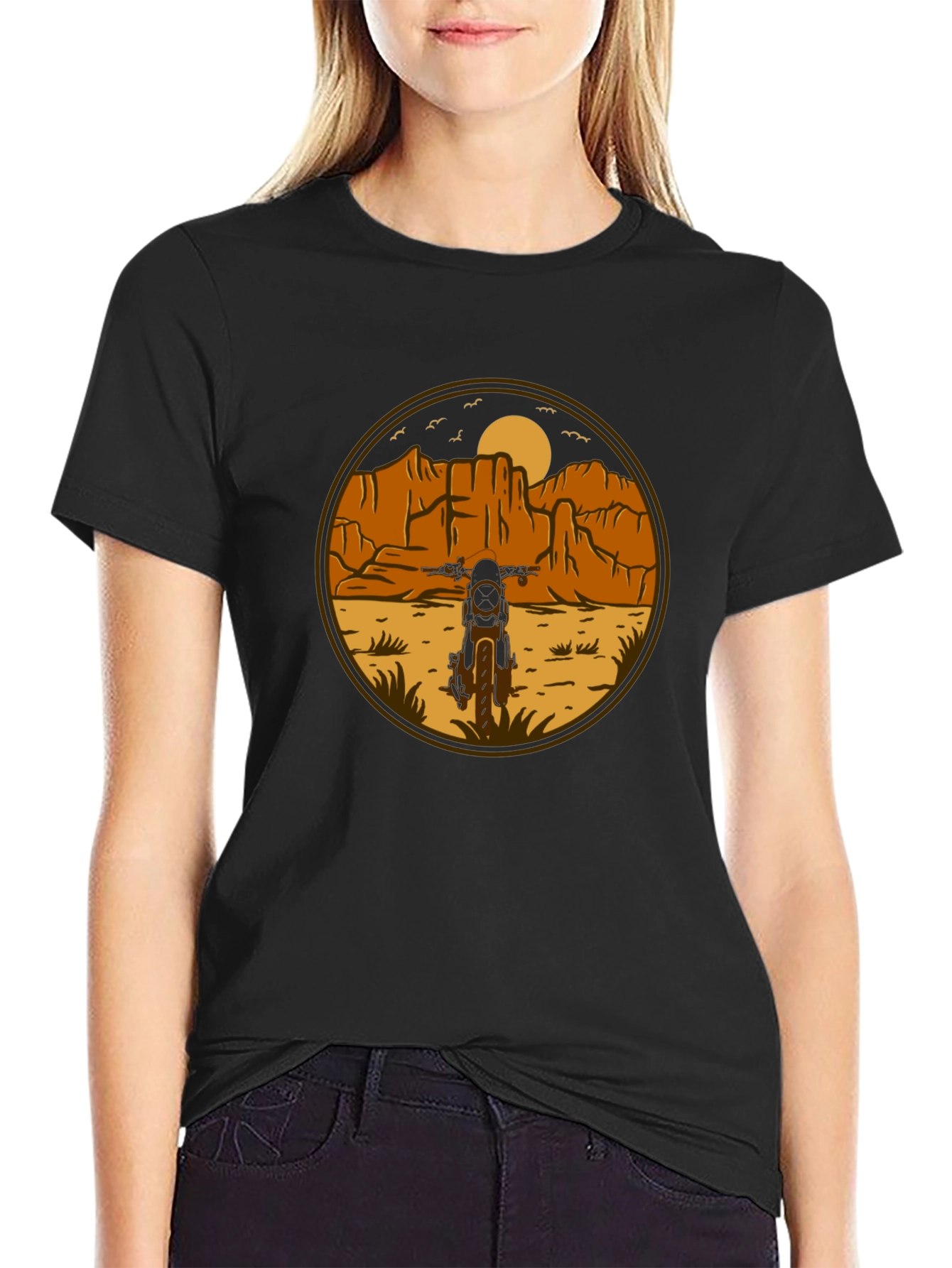 Desert Motorcycle Adventure T-Shirt