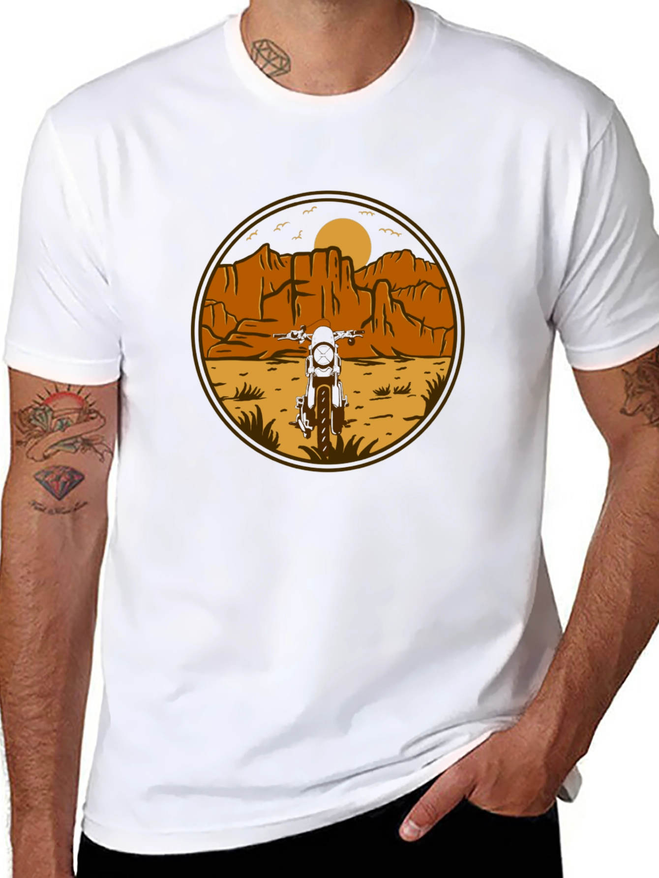 Desert Motorcycle Adventure T-Shirt