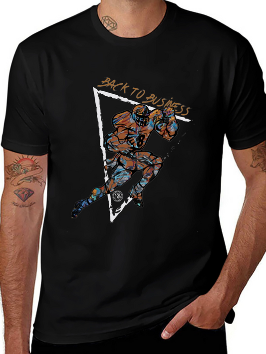 Back to Business Football Graphic Tee