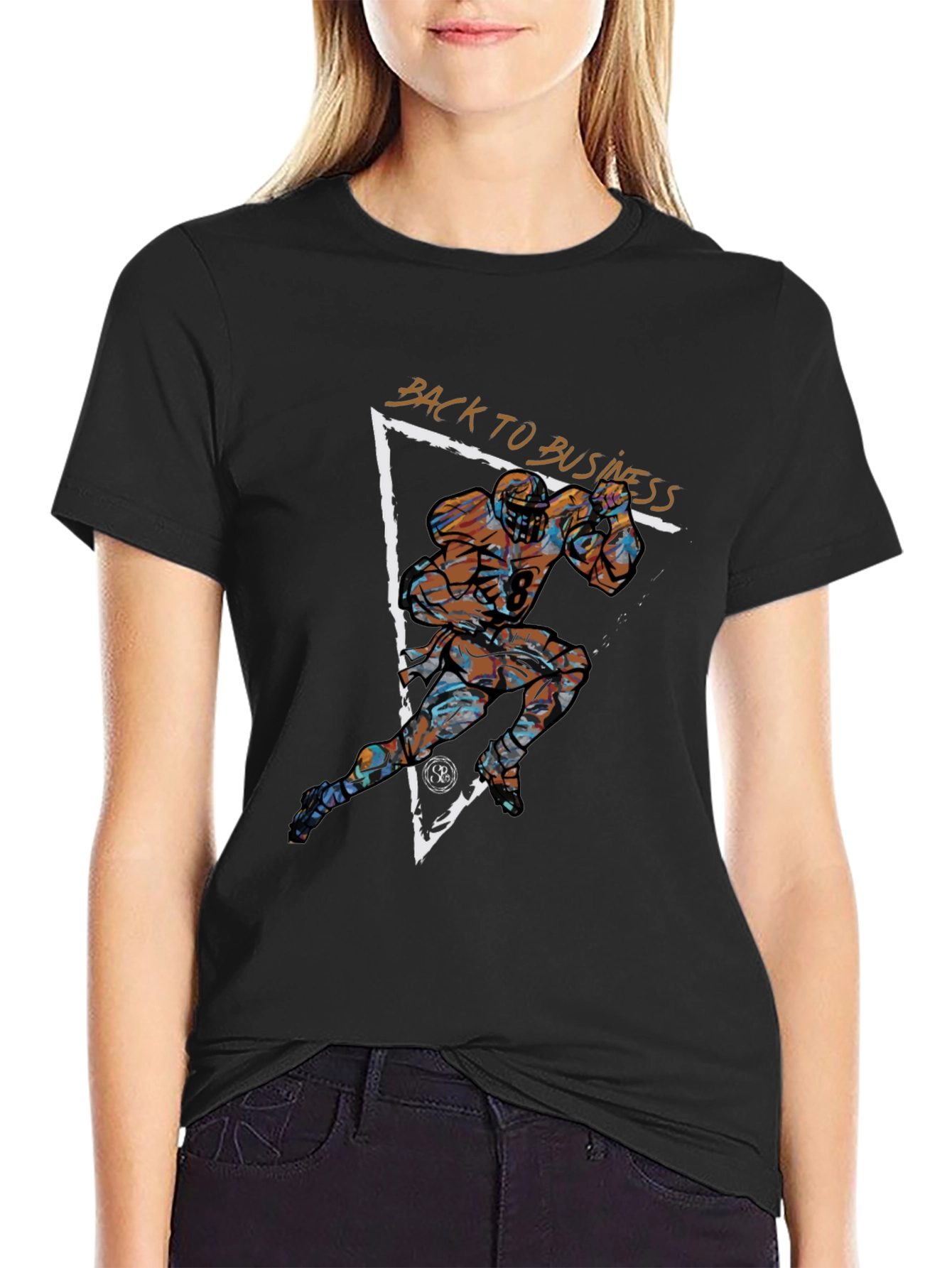 Back to Business Football Graphic Tee