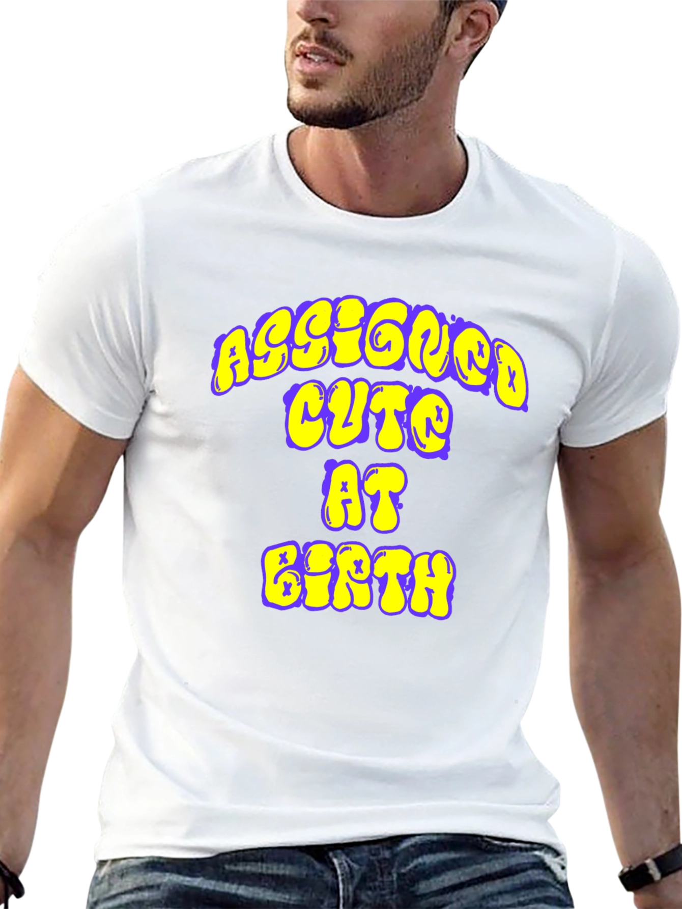 Assigned Cute at Birth Graphic Tee