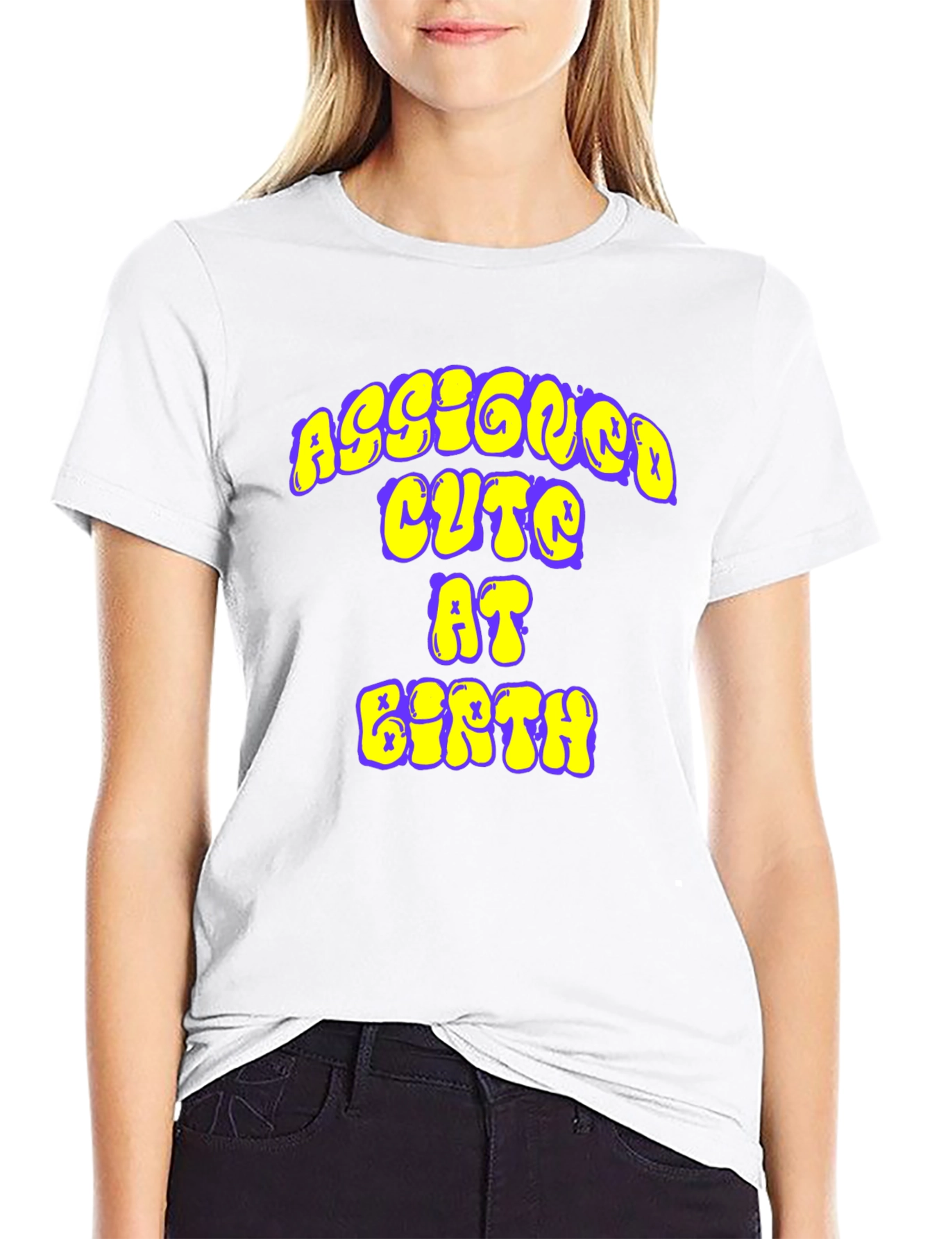 Assigned Cute at Birth Graphic Tee