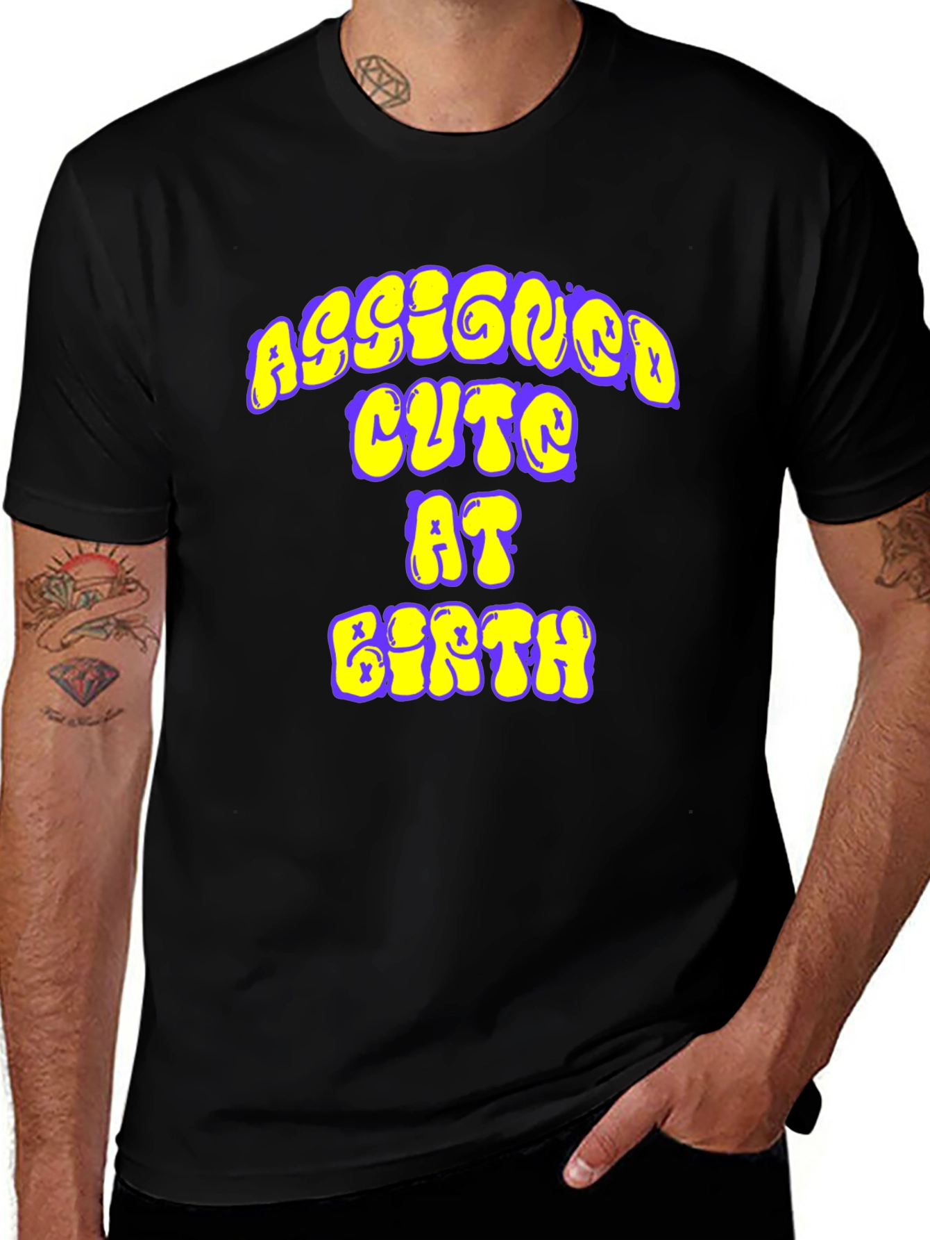 Assigned Cute at Birth Graphic Tee