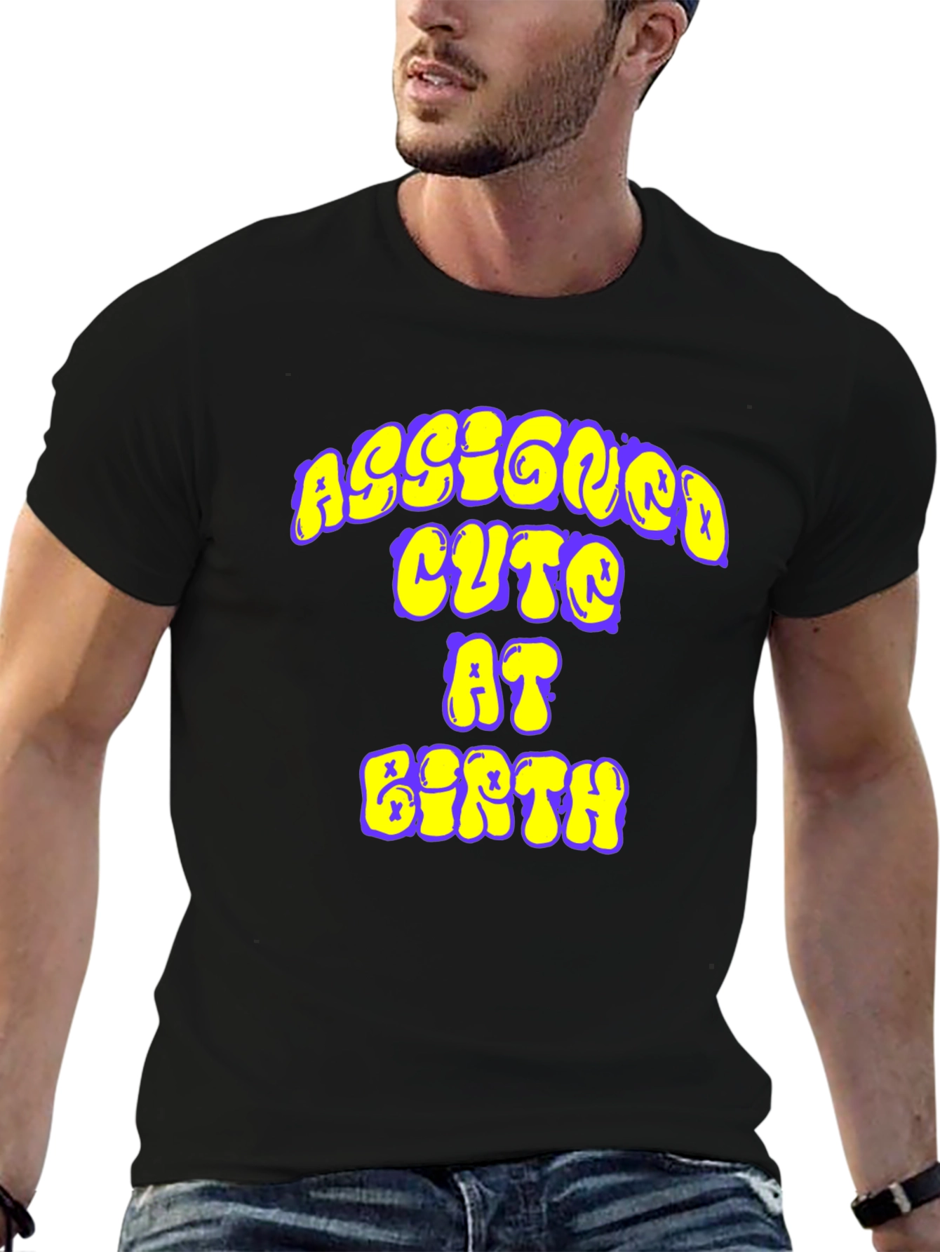 Assigned Cute at Birth Graphic Tee