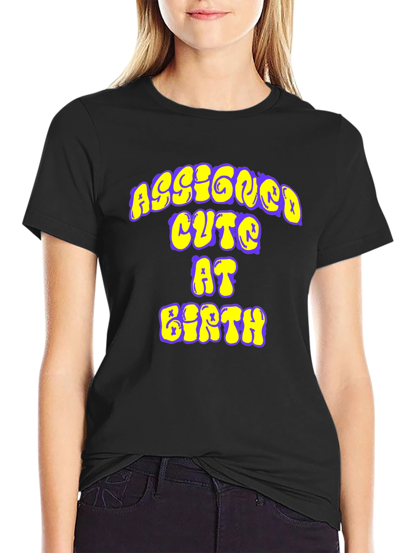 Assigned Cute at Birth Graphic Tee