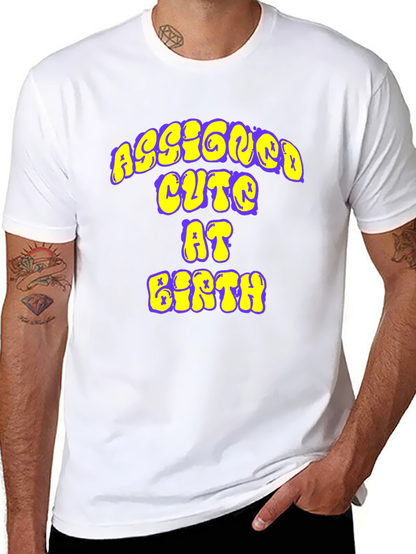 Assigned Cute at Birth Graphic Tee