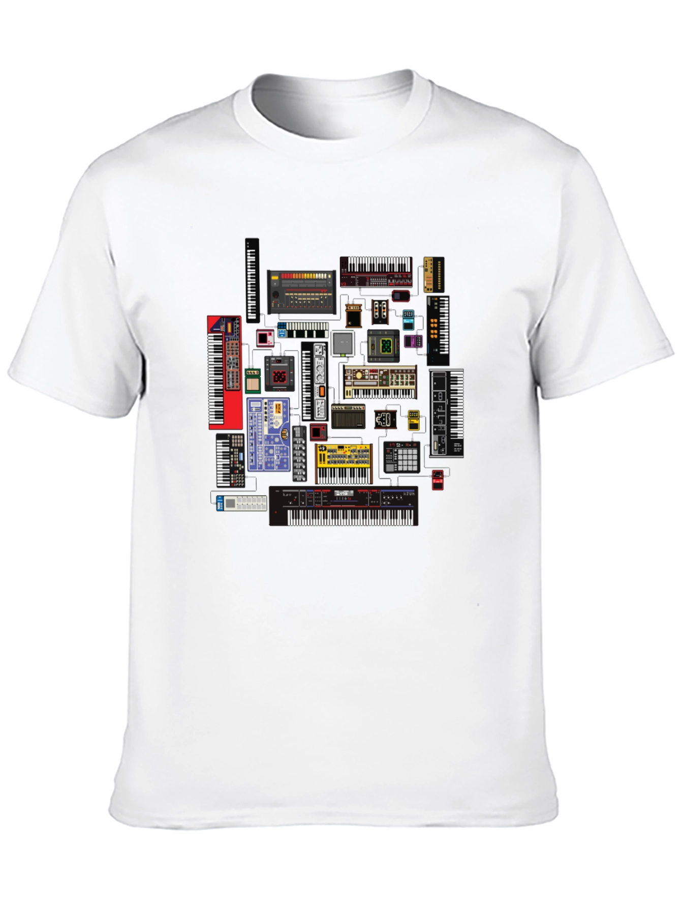 Synthesizer Keyboard T-Shirt - Music Producer Tee