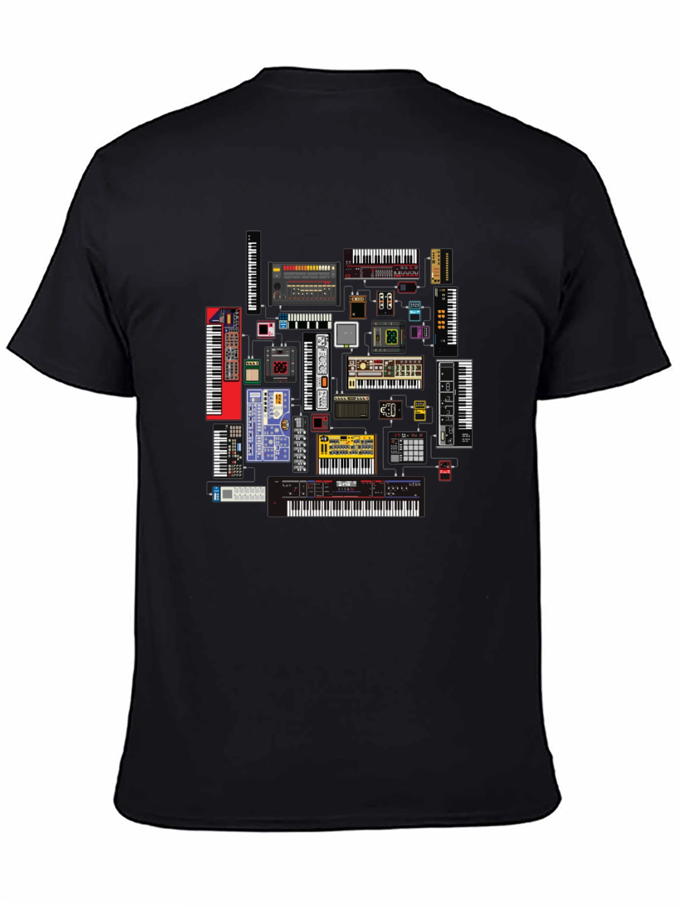 Synthesizer Keyboard T-Shirt - Music Producer Tee
