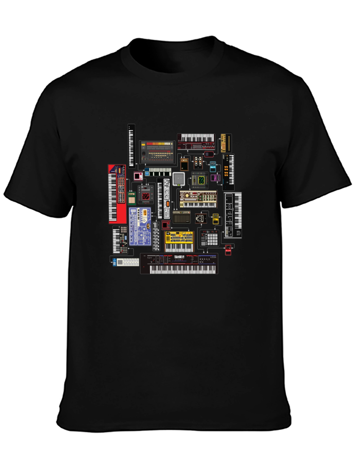 Synthesizer Keyboard T-Shirt - Music Producer Tee