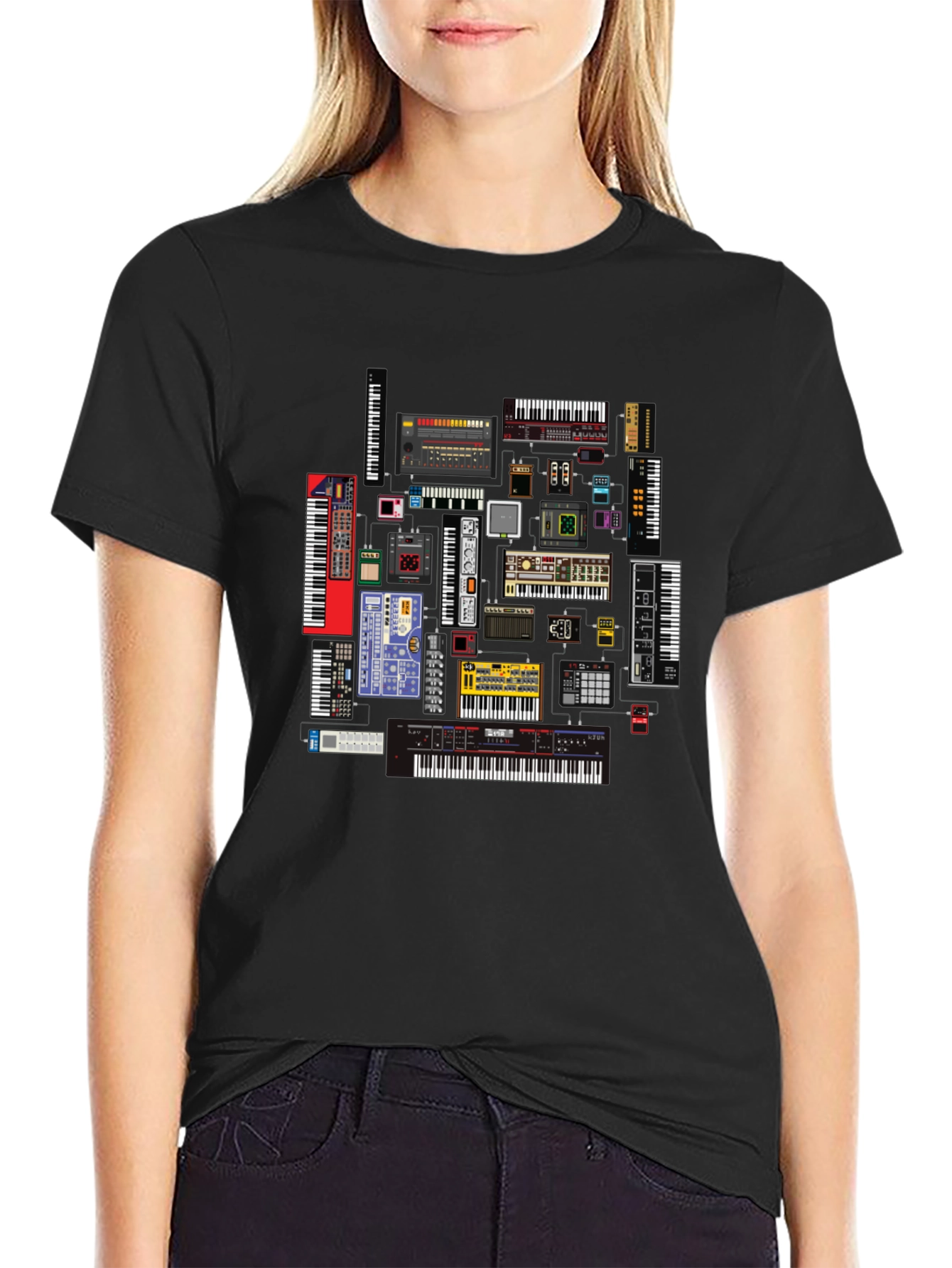 Synthesizer Keyboard T-Shirt - Music Producer Tee